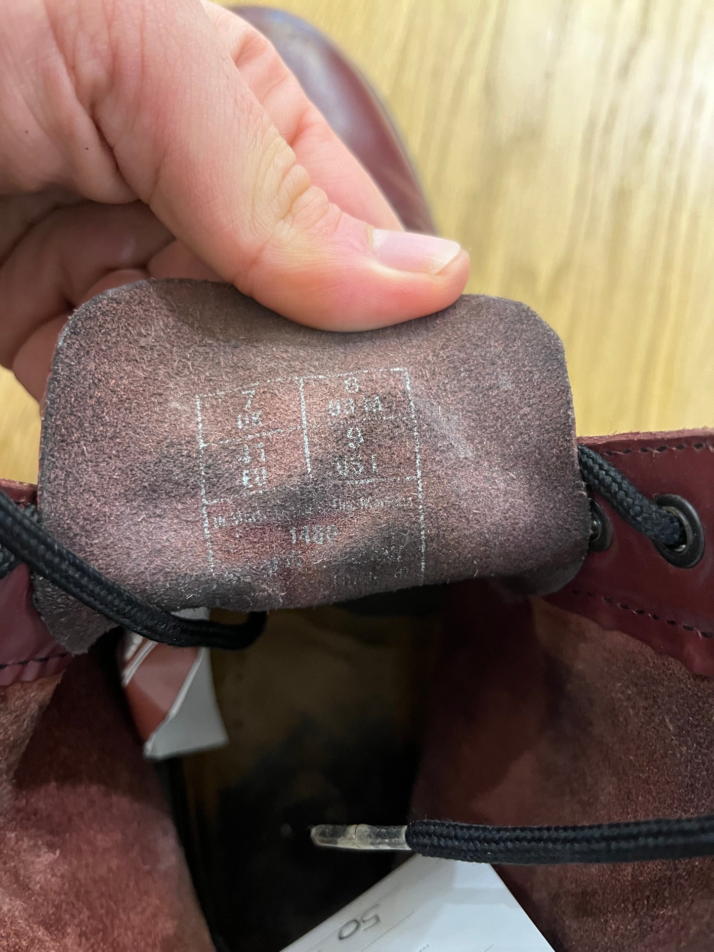 Stivaletti DR Martens 1460 bordeaux (G993)