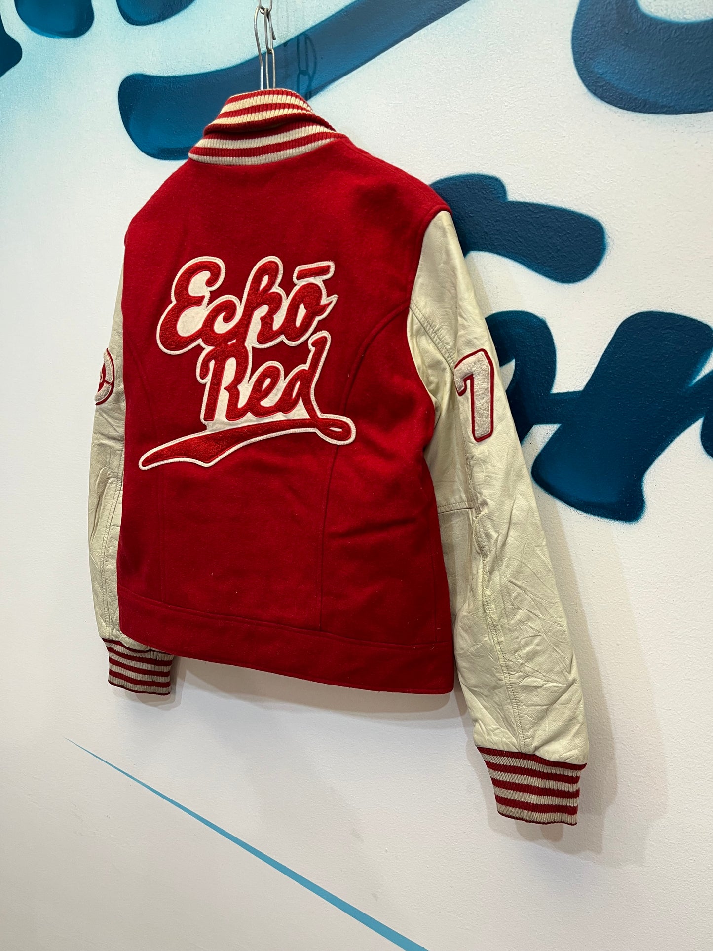 Giubbotto varsity jacket Ecko red (F234)