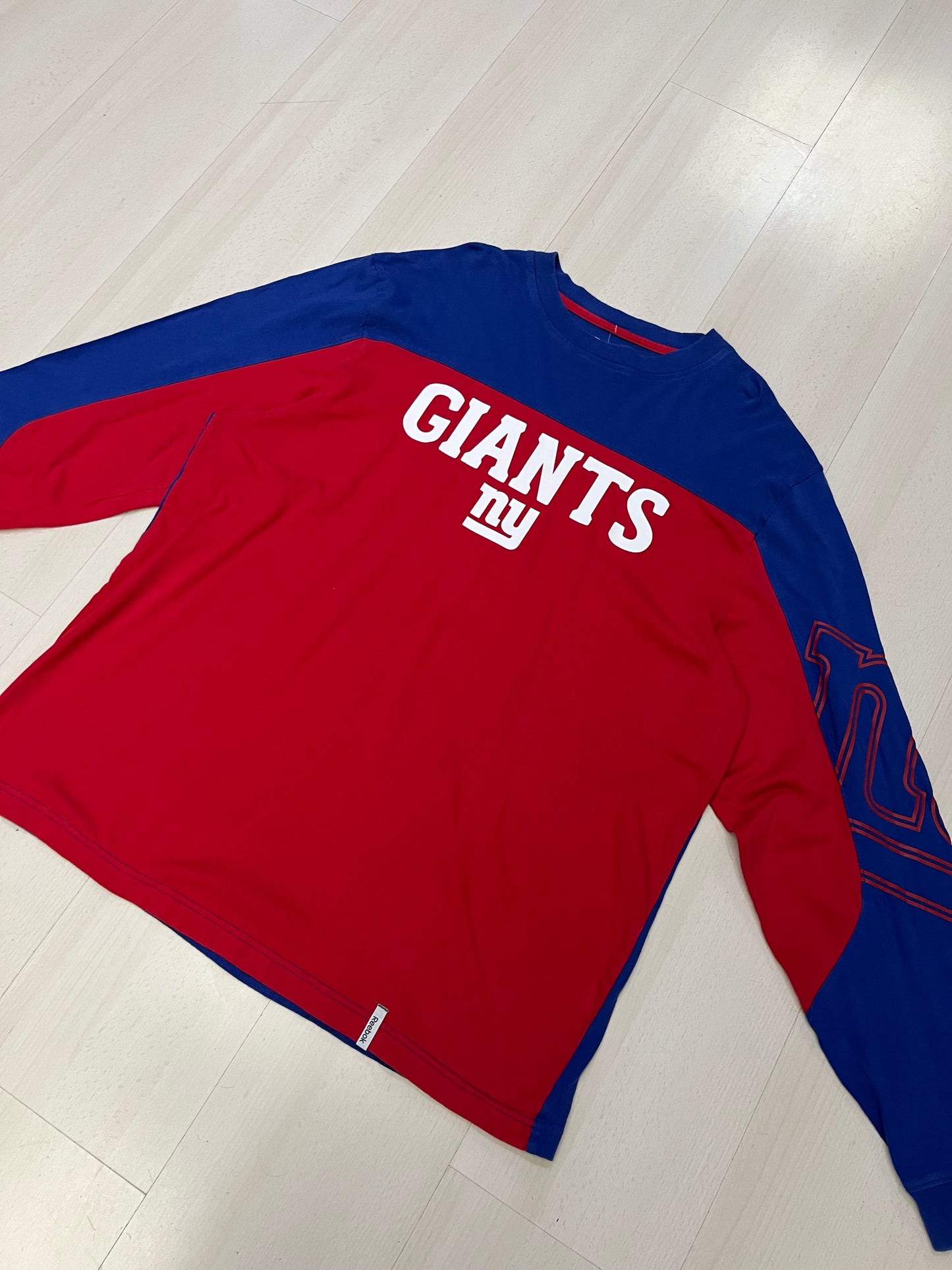 T shirt long sleeves Reebok NFL Giants (H052)