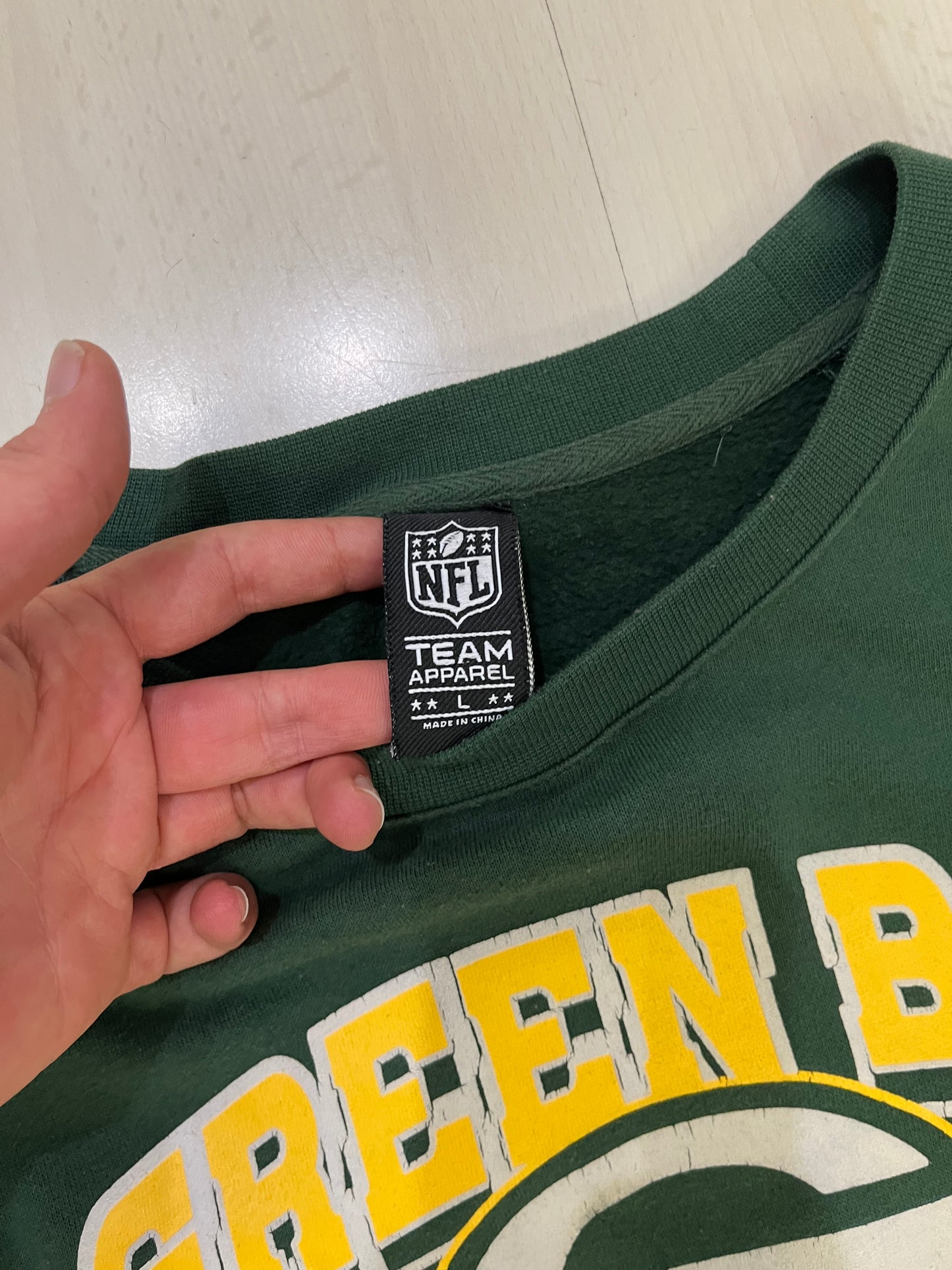 Felpa girocollo Team apparel NFL Green Bay Packers (H050)