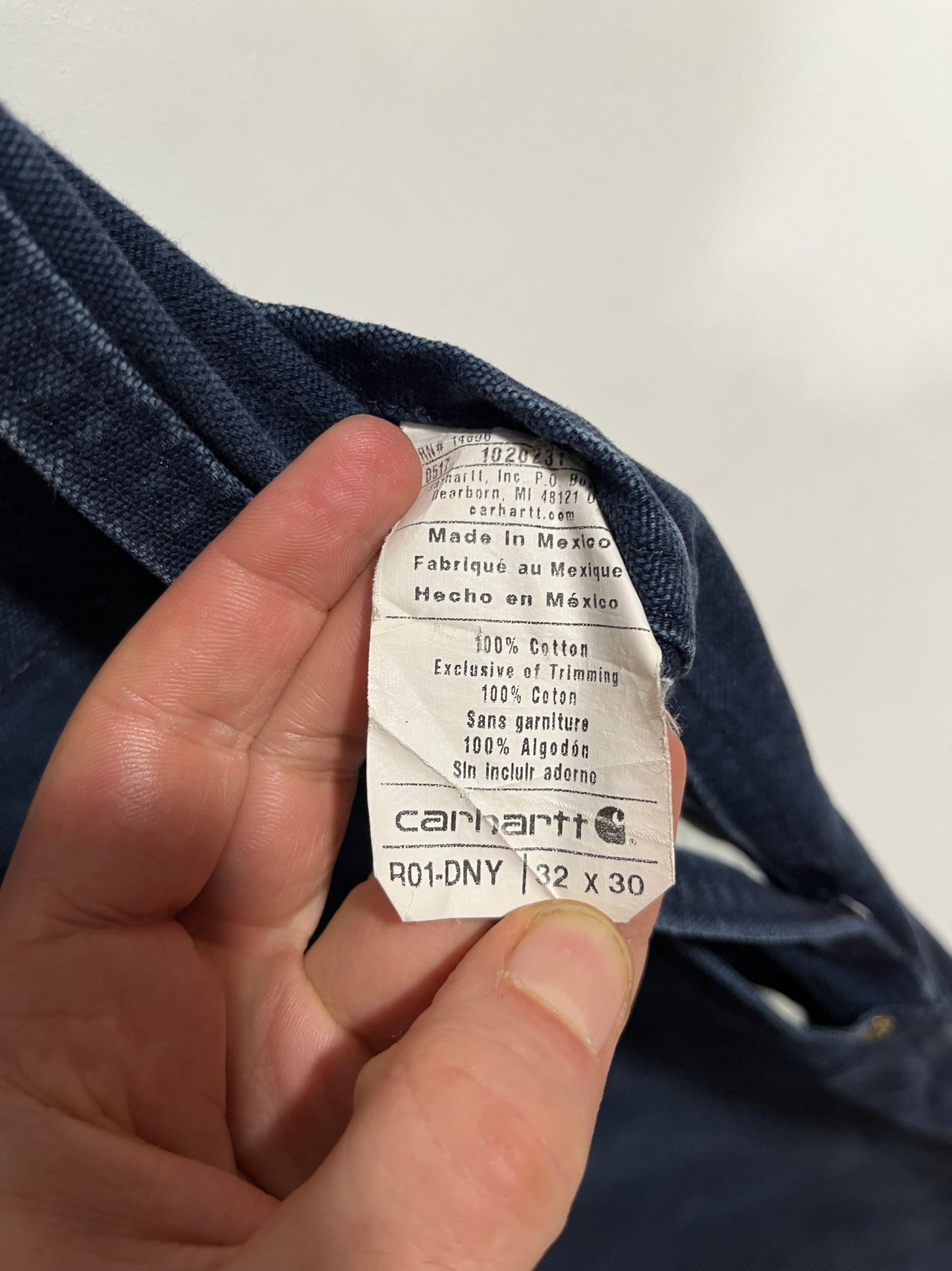 Salopette Carhartt double knee from usa (G724)