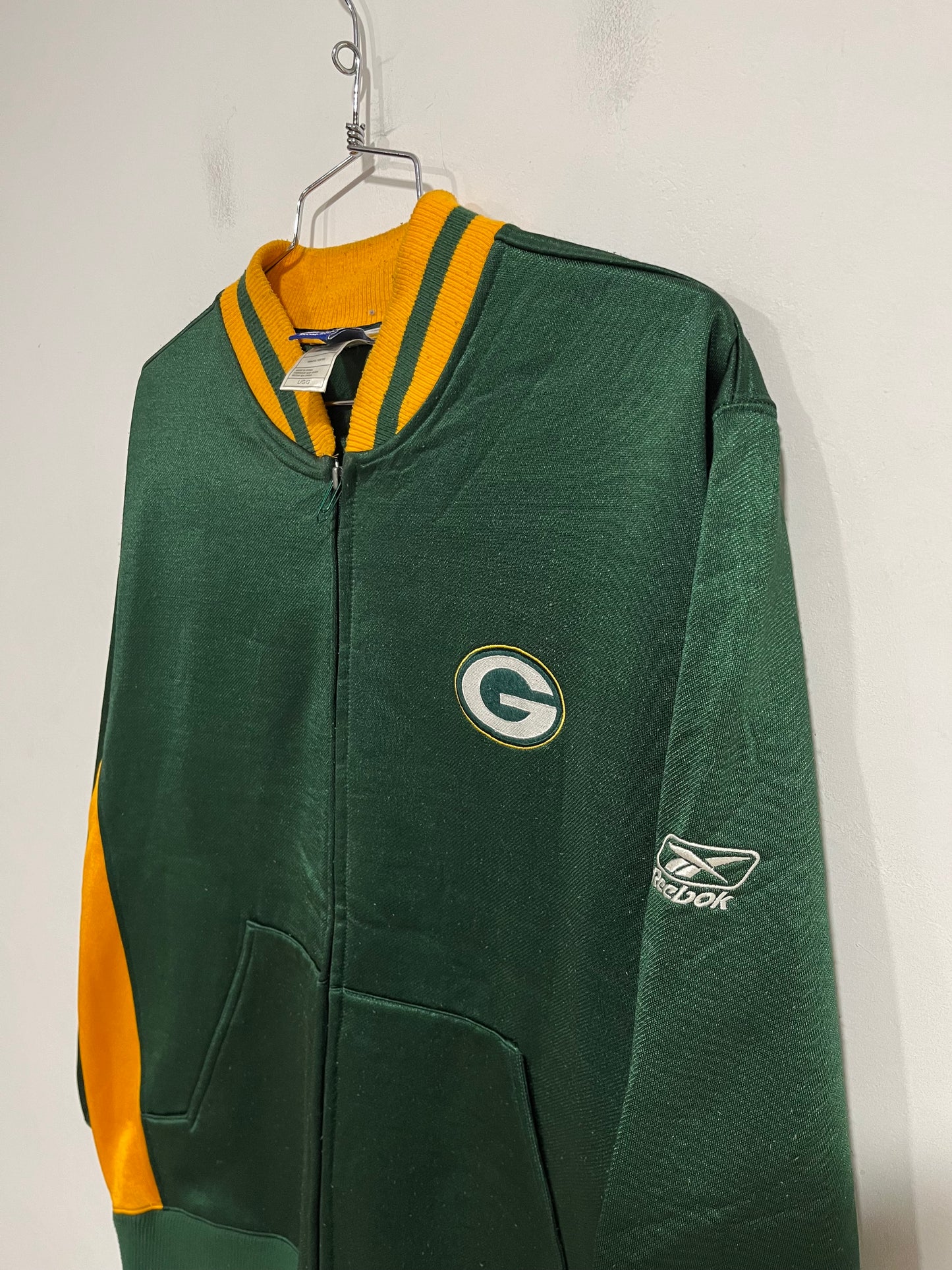 Felpa con zip Reebok NFL Green Bay Packers (F108)