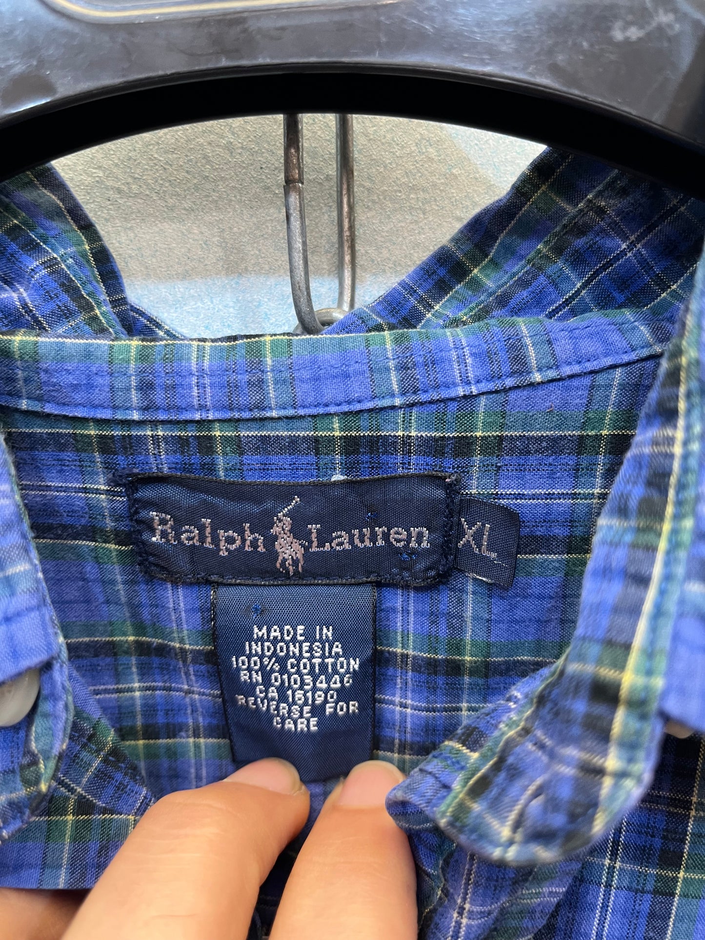 Camicia Ralph Lauren a quadri (F319)