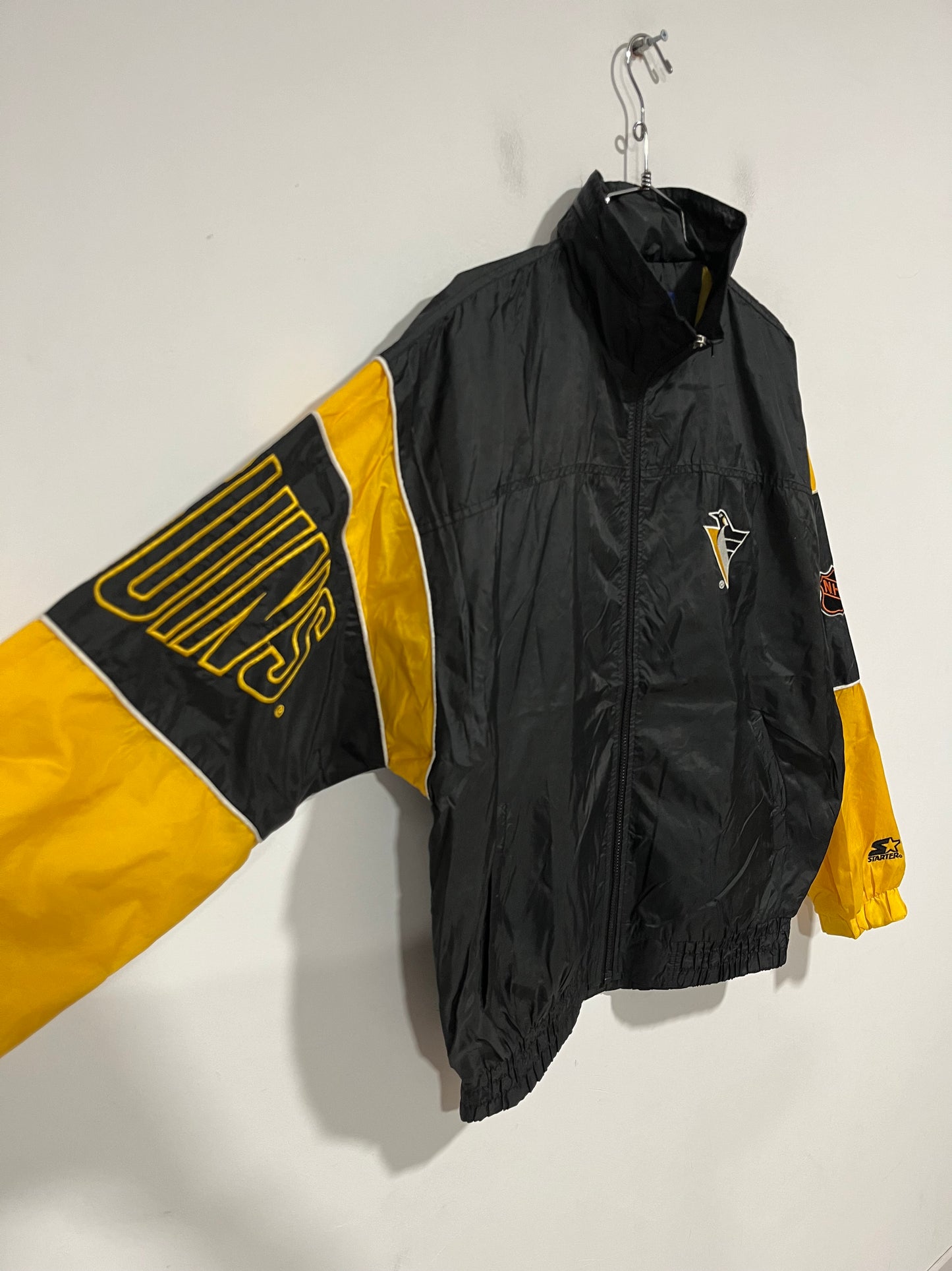 Rara giacca a vento anni 90 Starter Pittsburgh Penguins (G308)