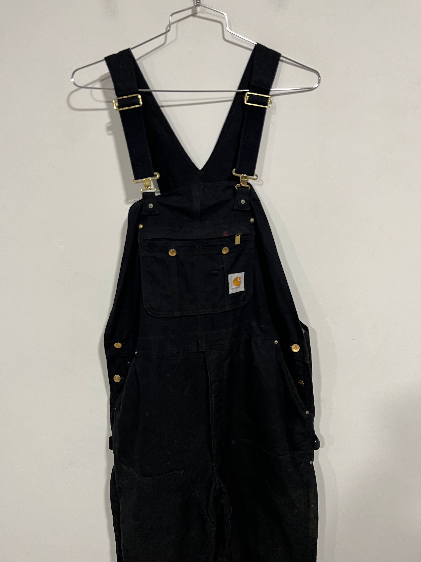 Salopette Carhartt overall nera (G992)