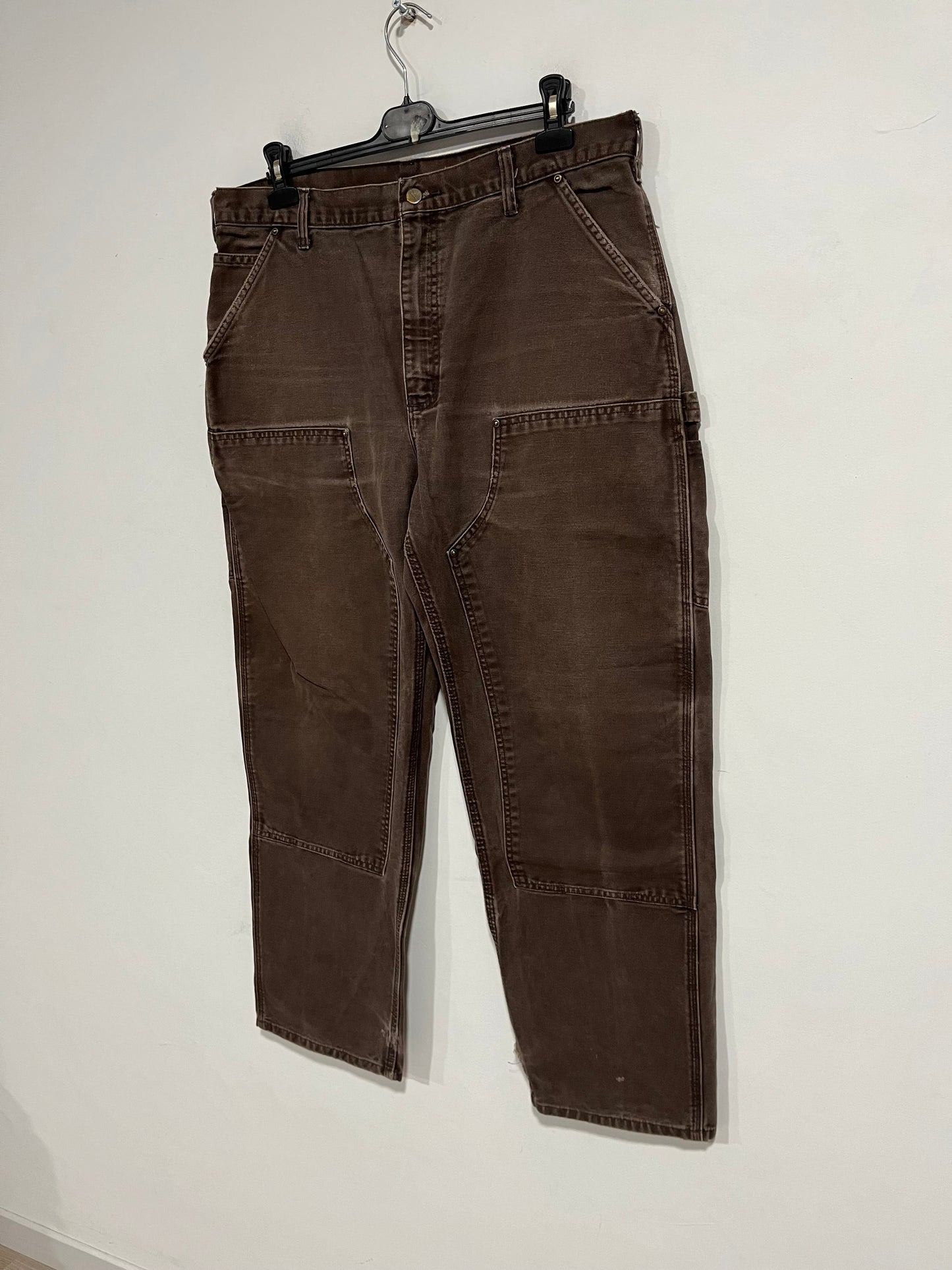 Jeans Carhartt double knee brown (F401)