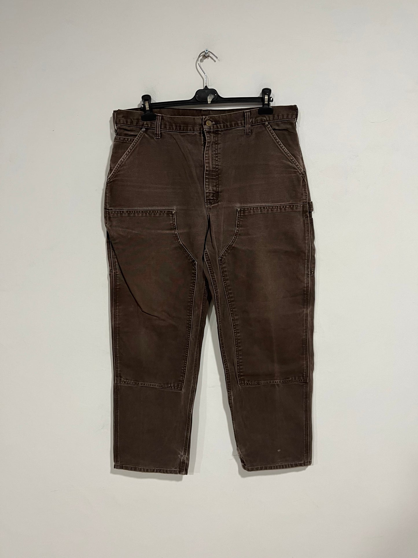 Jeans Carhartt double knee brown (F401)