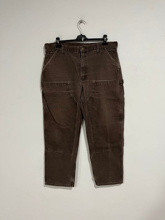 Jeans Carhartt double knee brown (F401)