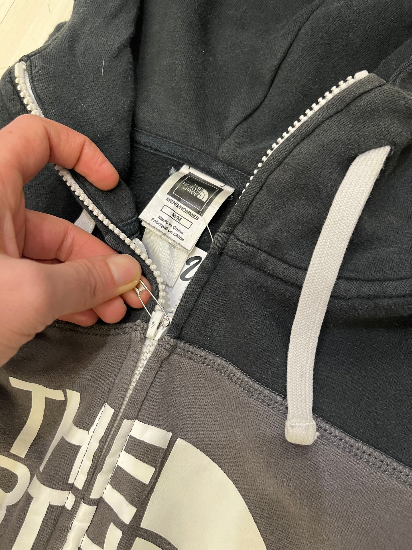 Felpa con zip The North face uomo (H028)