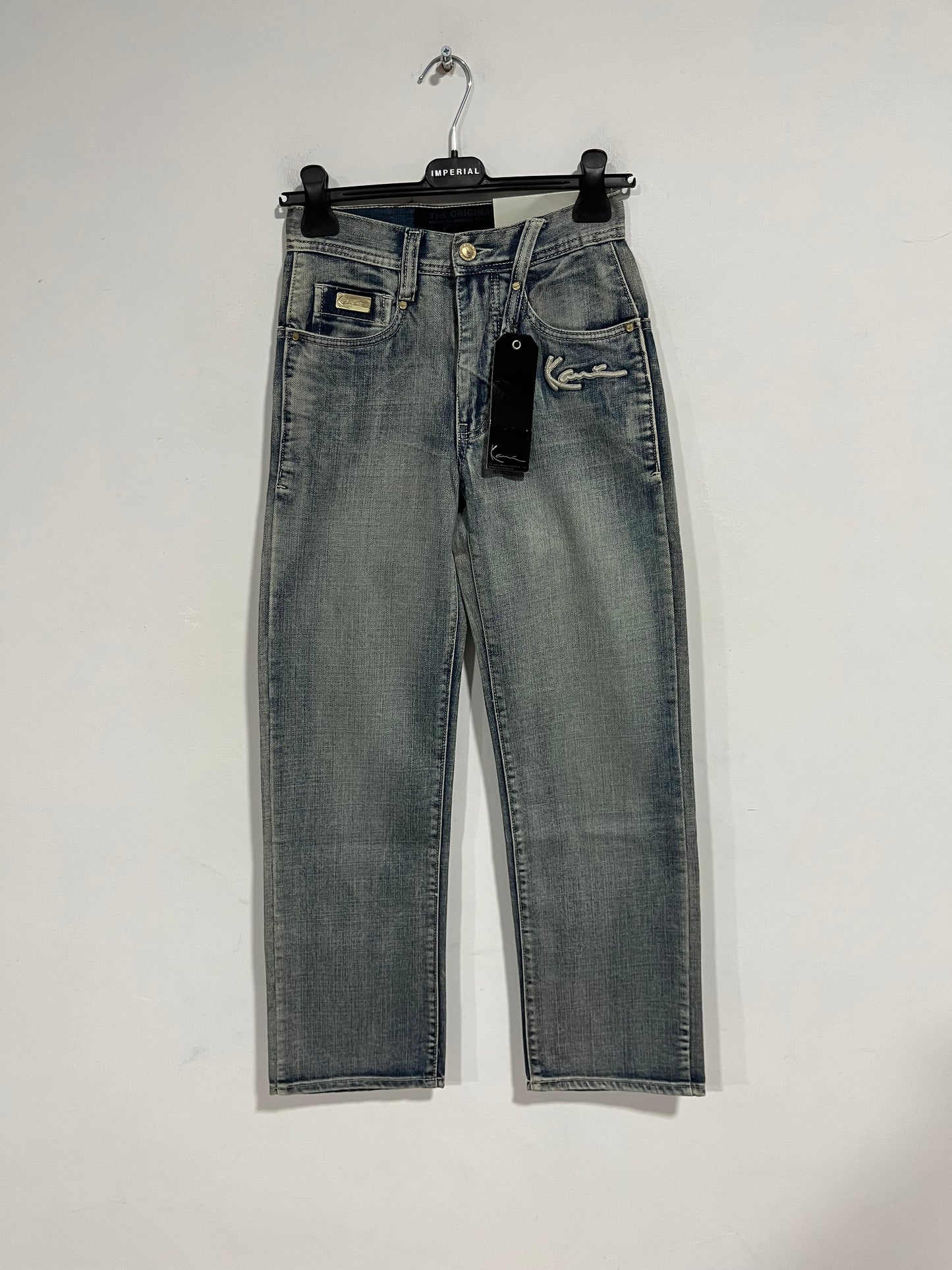 Jeans baggy Karl Kani nuovo con cartellino (F786)