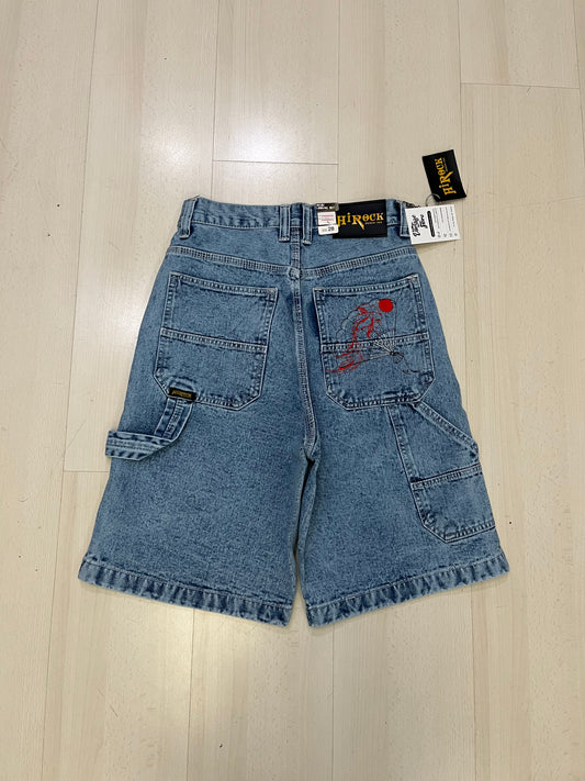 Jorts baggy con ricamo jap (H224)