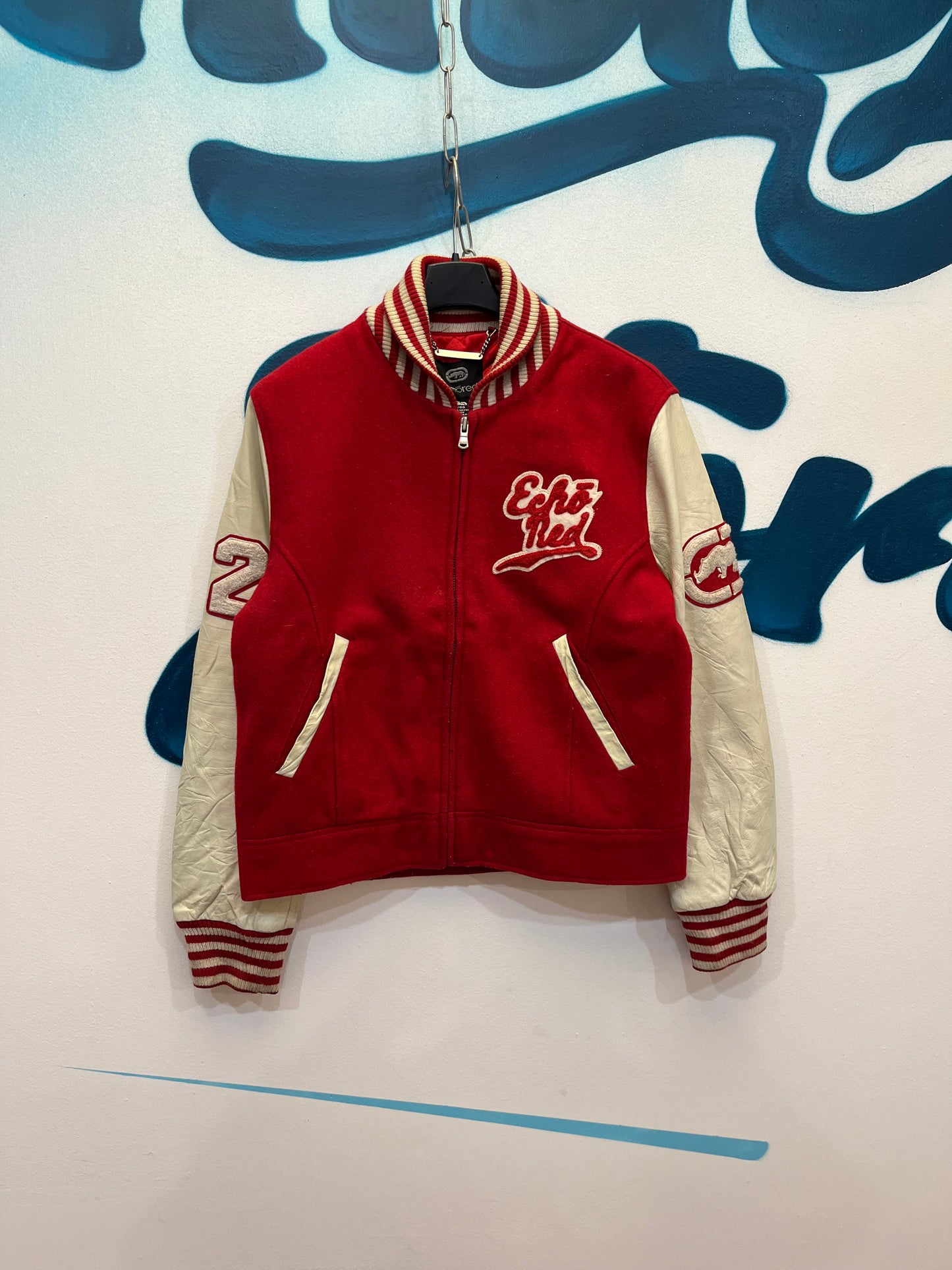 Giubbotto varsity jacket Ecko red (F234)