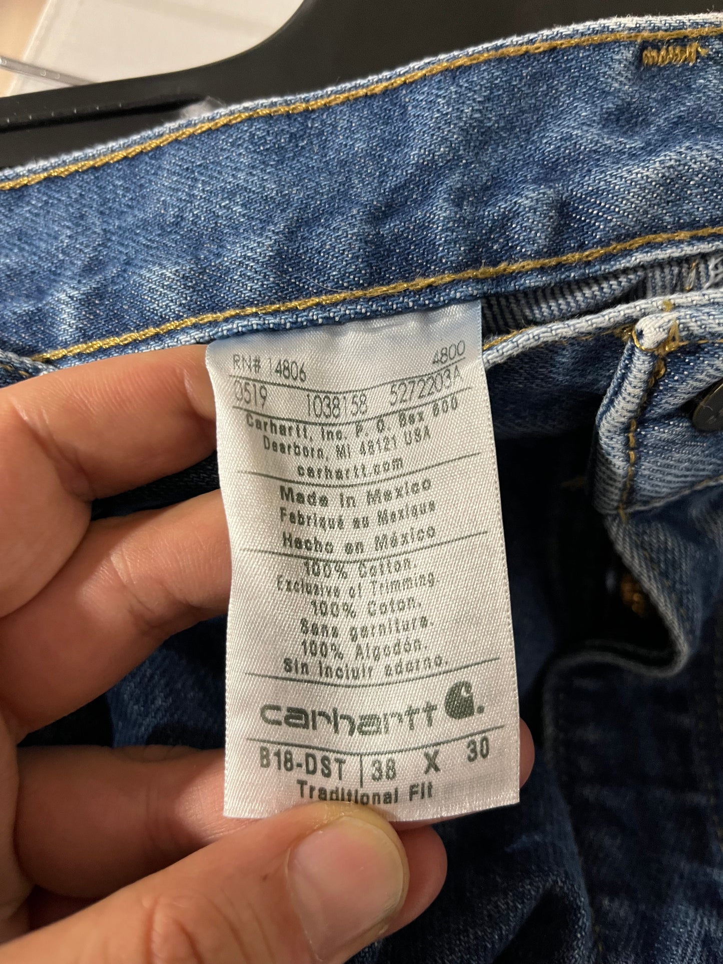 Jeans Carhartt from USA (H139)