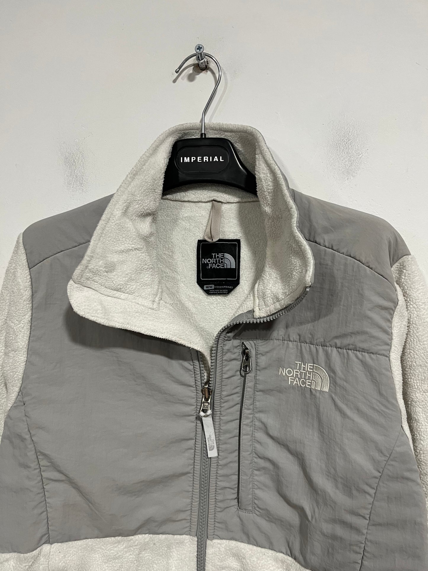 Pile the north face Denali fleece bianco (F849)