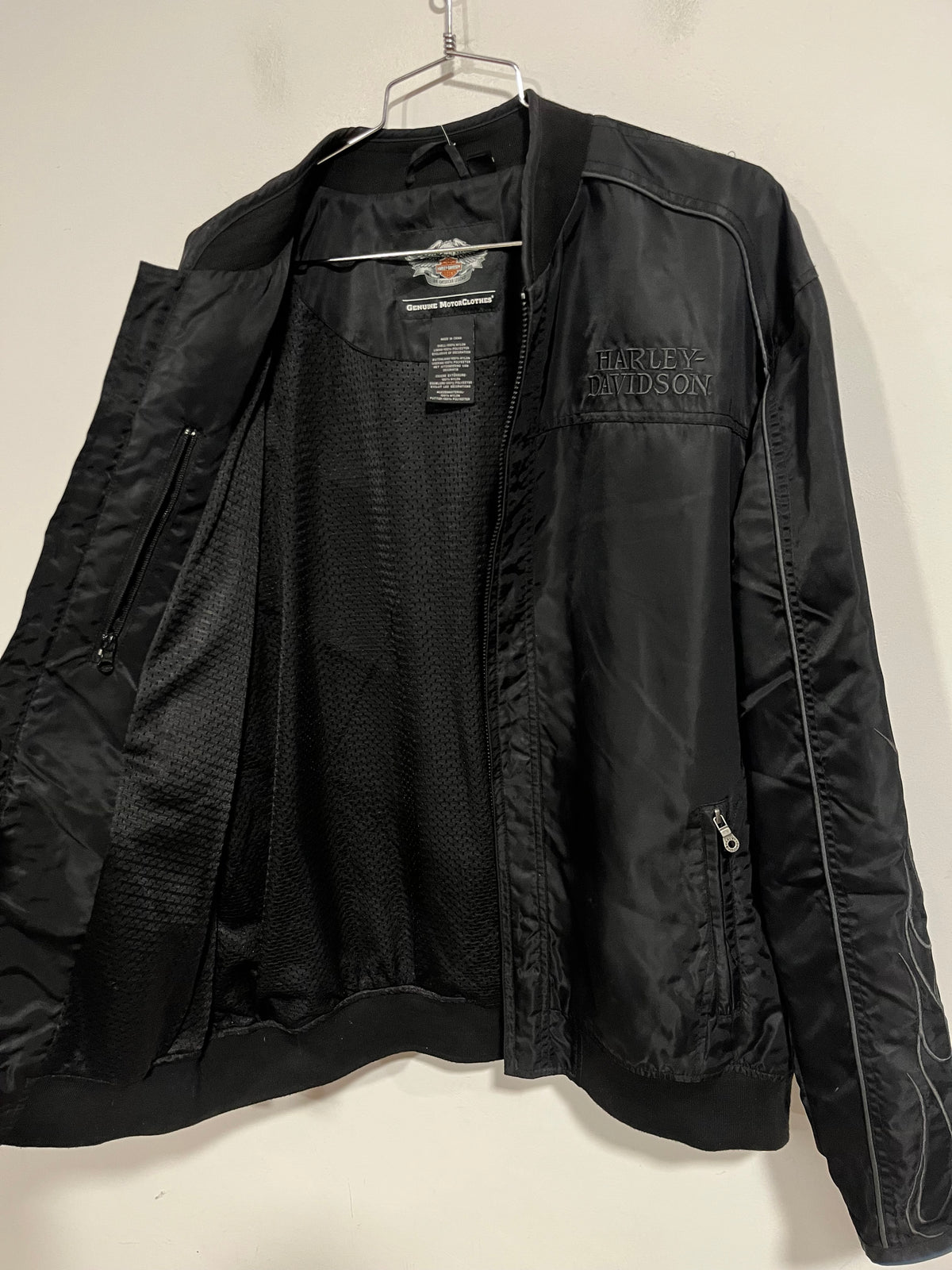 Giubbotto Bomber Harley Davidson nero (H309)