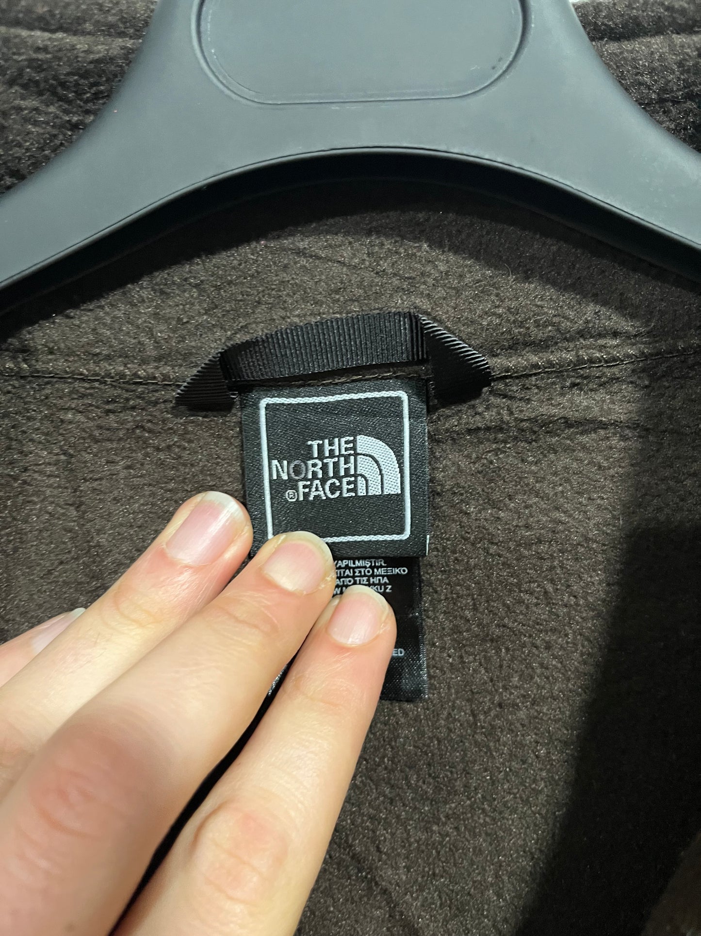 Pile The North Face fleece marrone (G978)