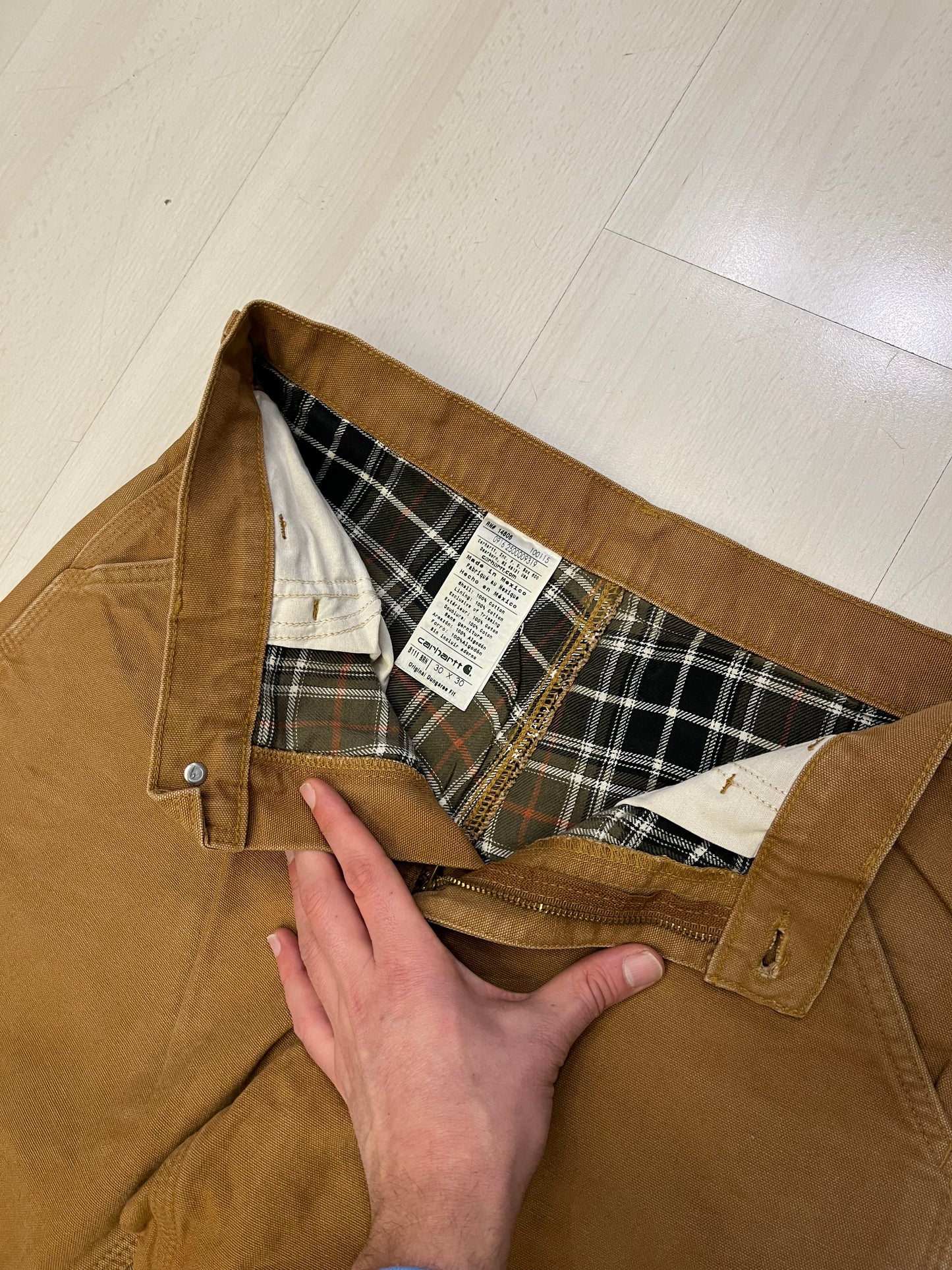 Jeans Carhartt flannel lined (G941)