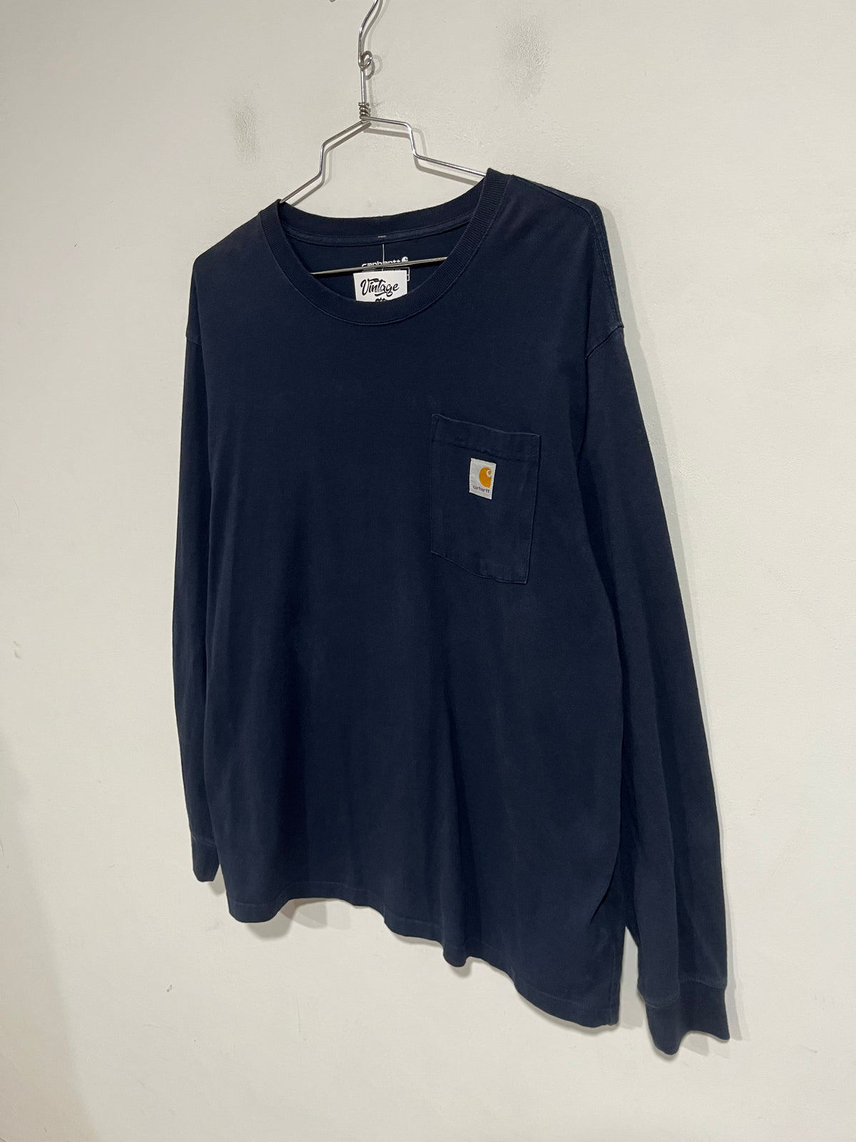 T shirt Carhartt long Sleeve blu (H285)