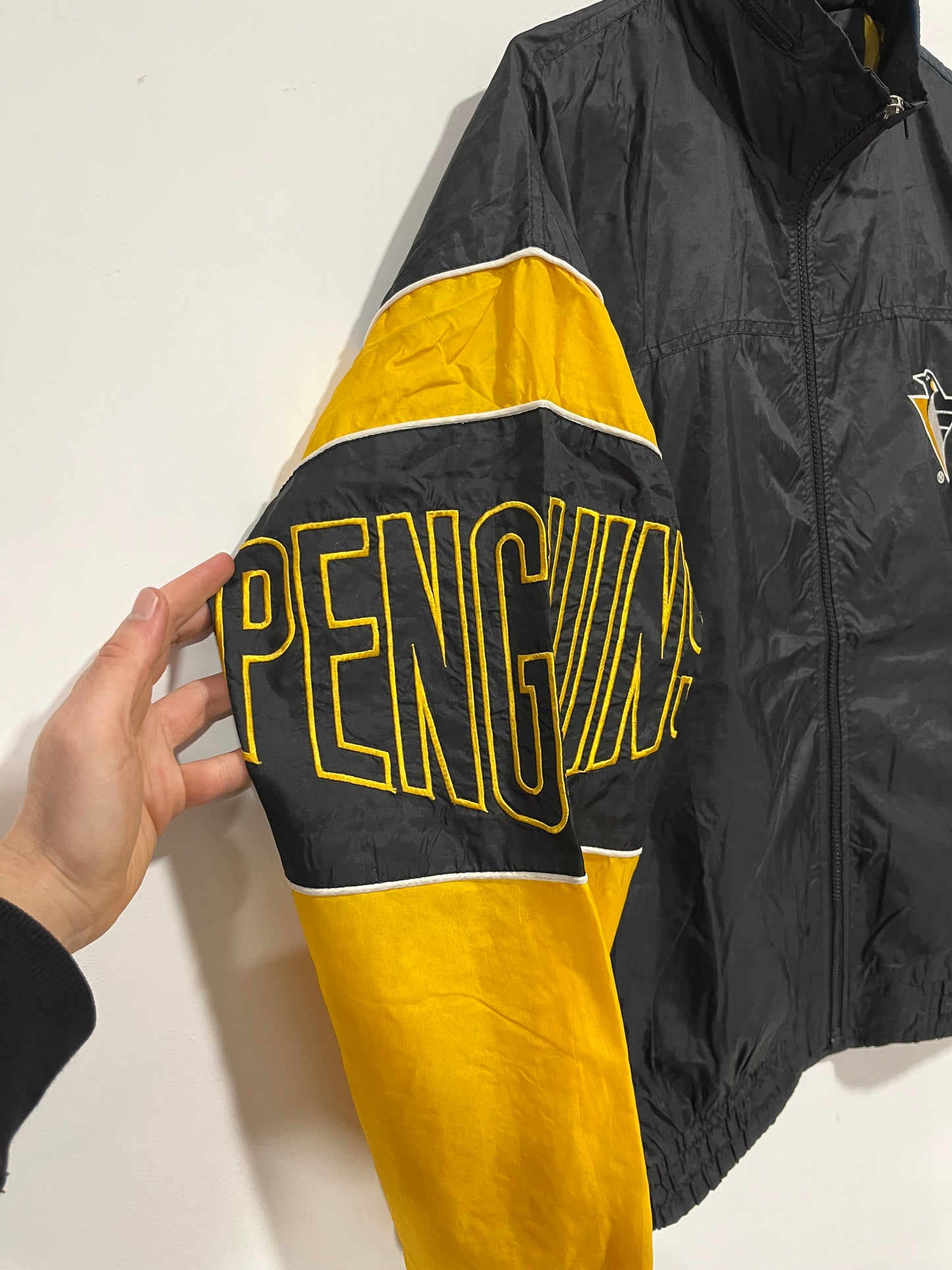 Rara giacca a vento anni 90 Starter Pittsburgh Penguins (G308)