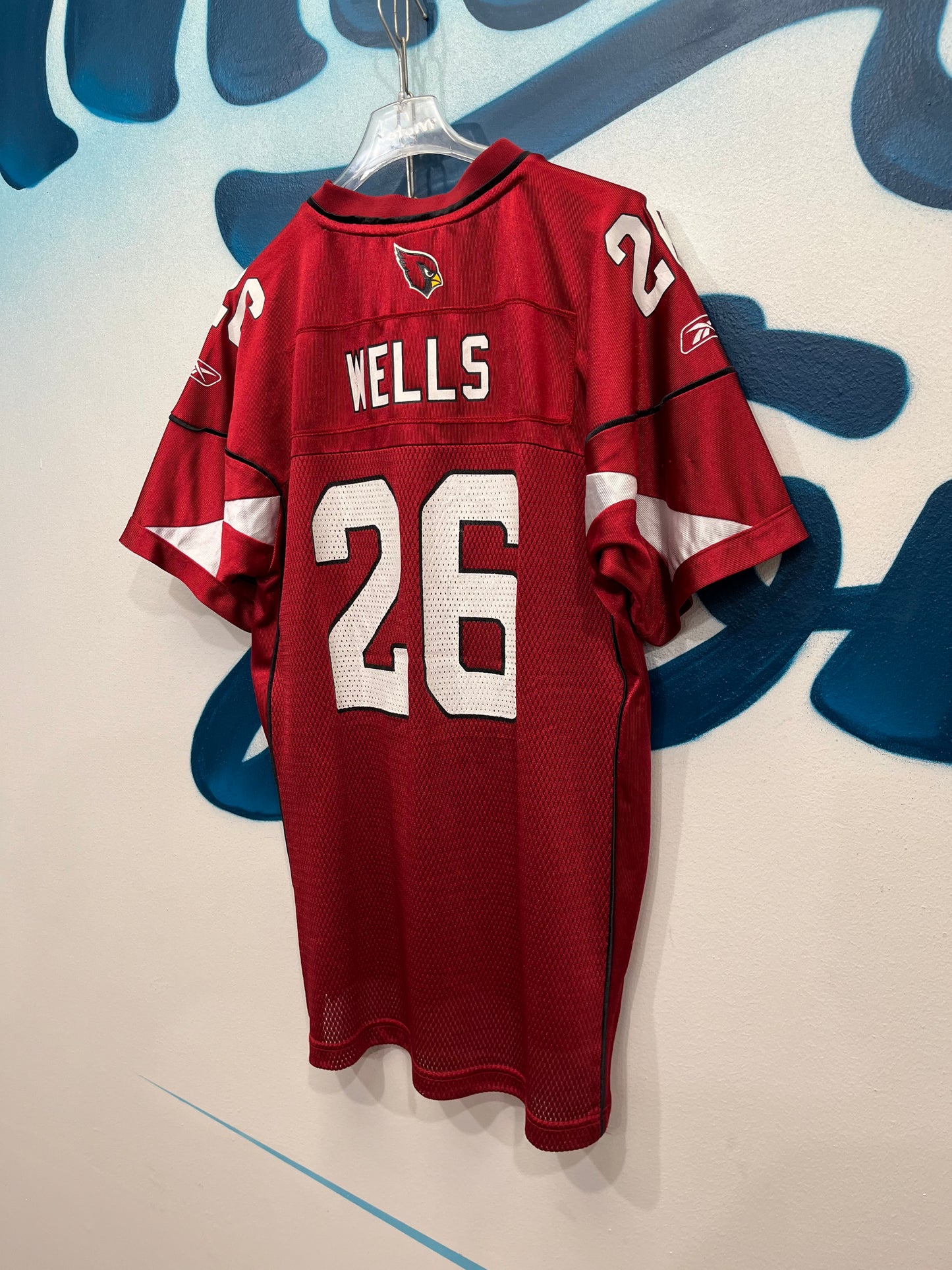 Maglia football NFL Arizona Cardinals di Wells (F123)