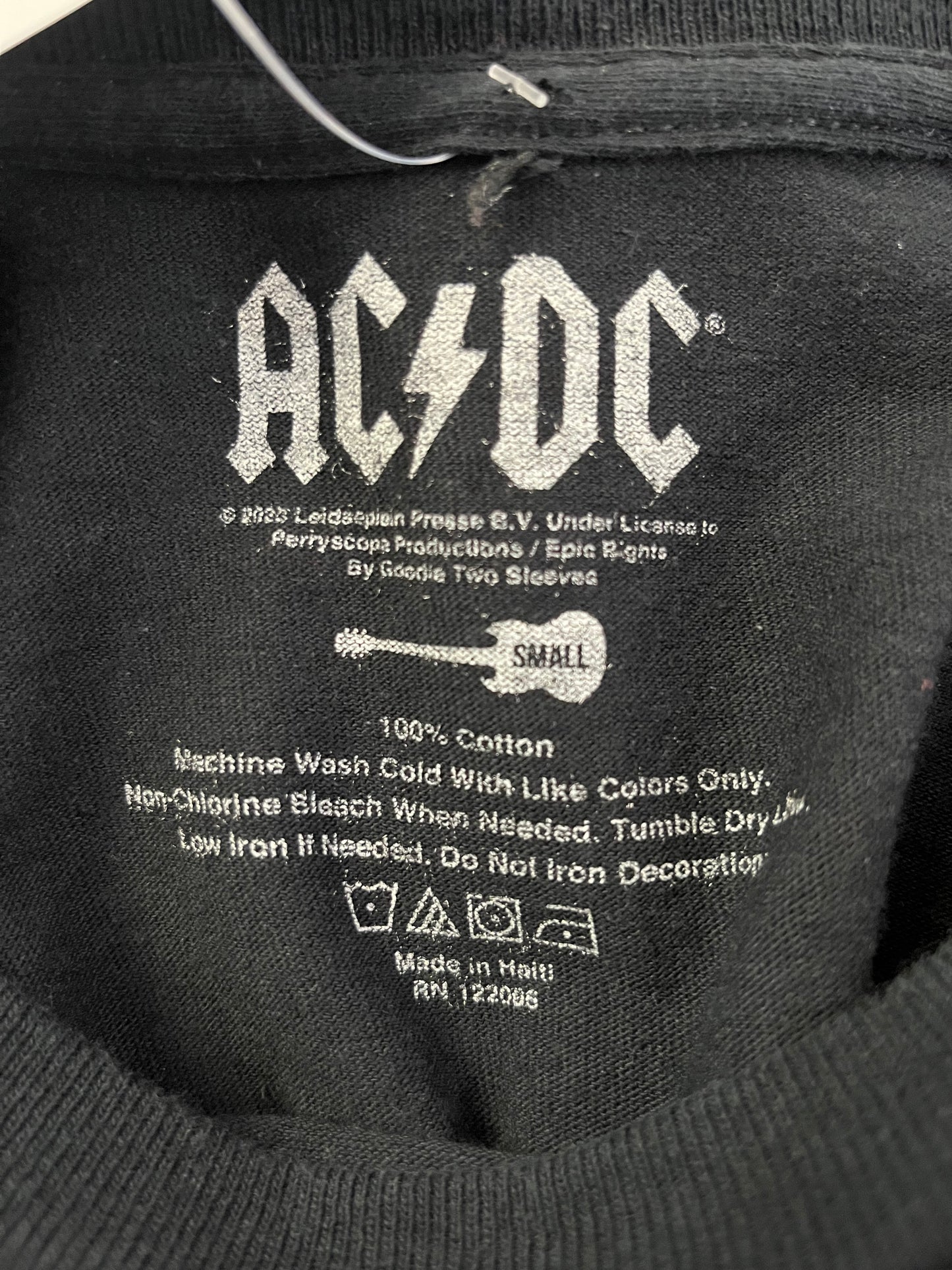 T shirt concert band AC/DC official (H106)