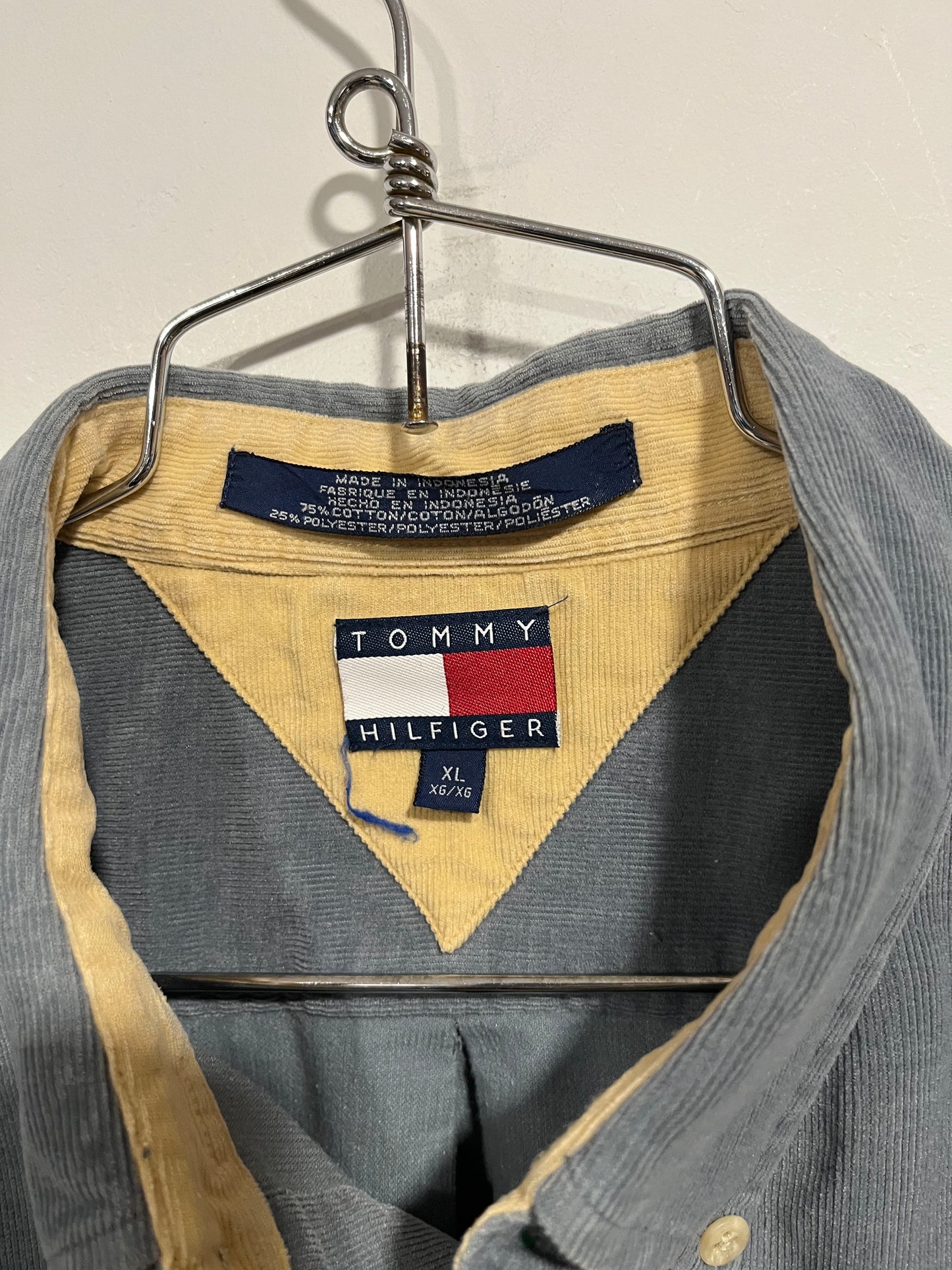 Camicia Tommy Hilfiger velluto (G654)