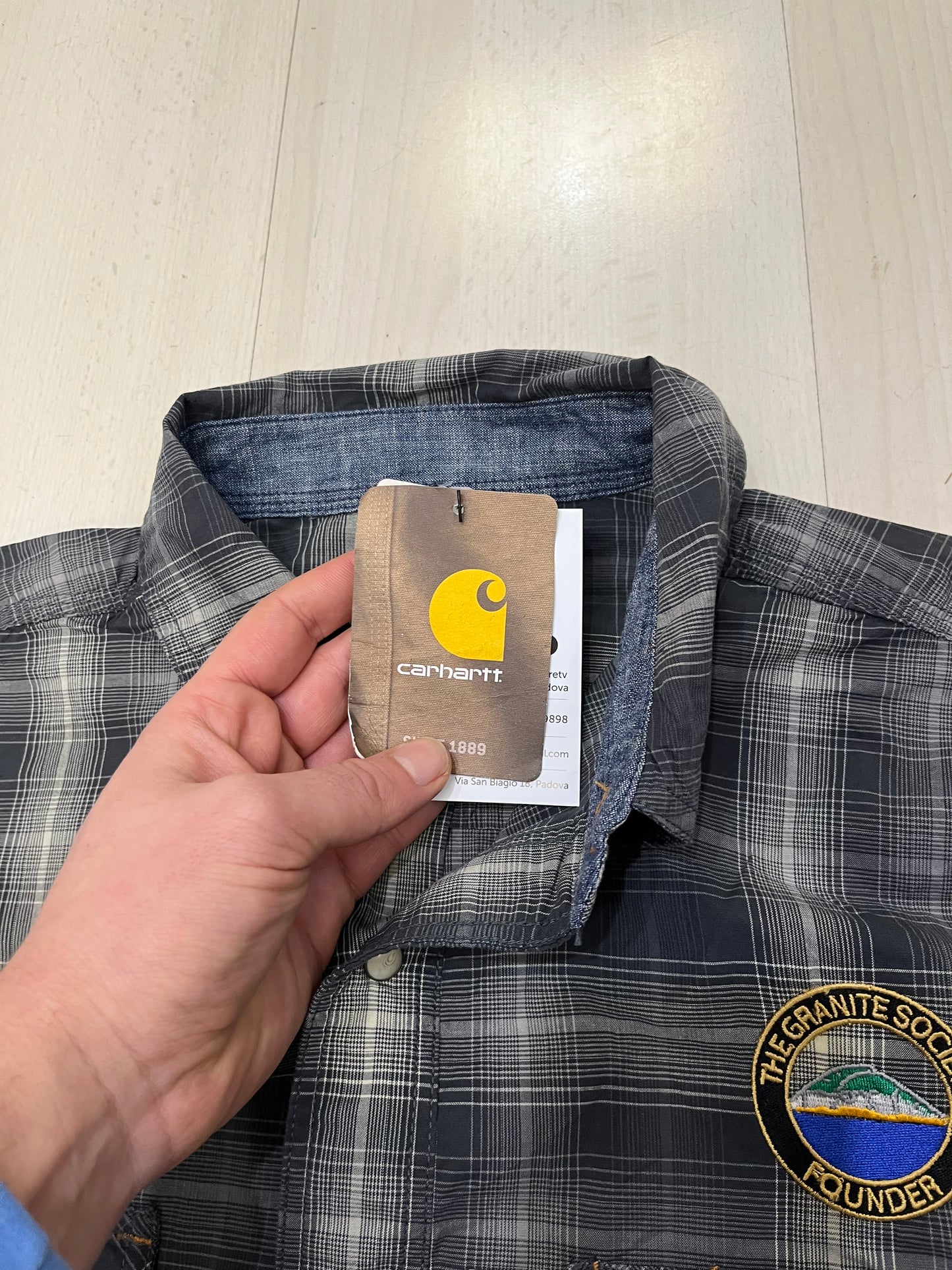 Camicia Carhartt nuova con cartellino (G926)