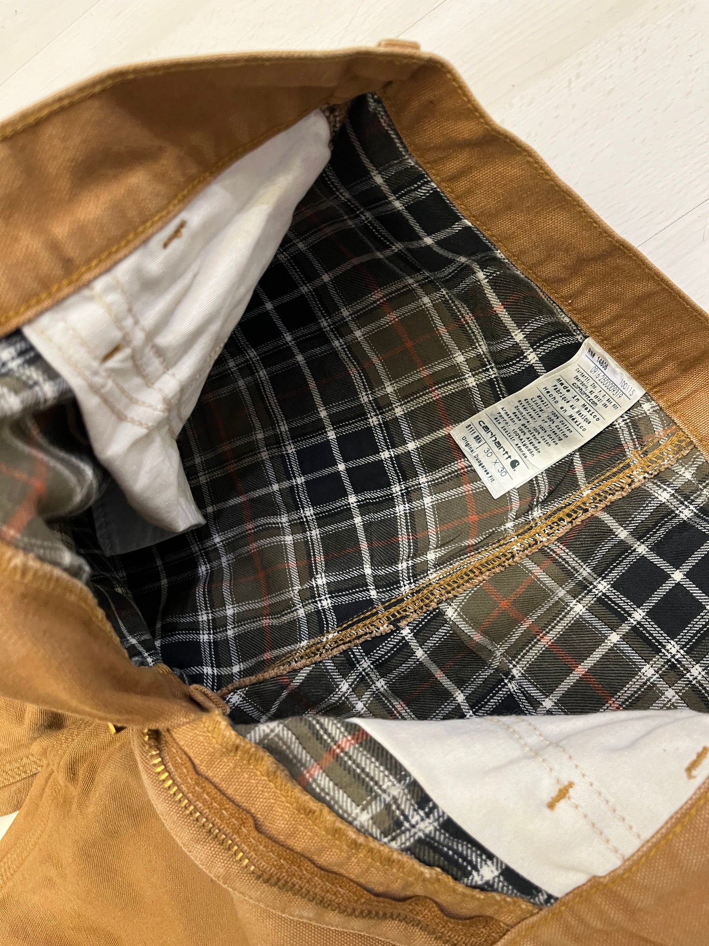 Jeans Carhartt flannel lined (G941)