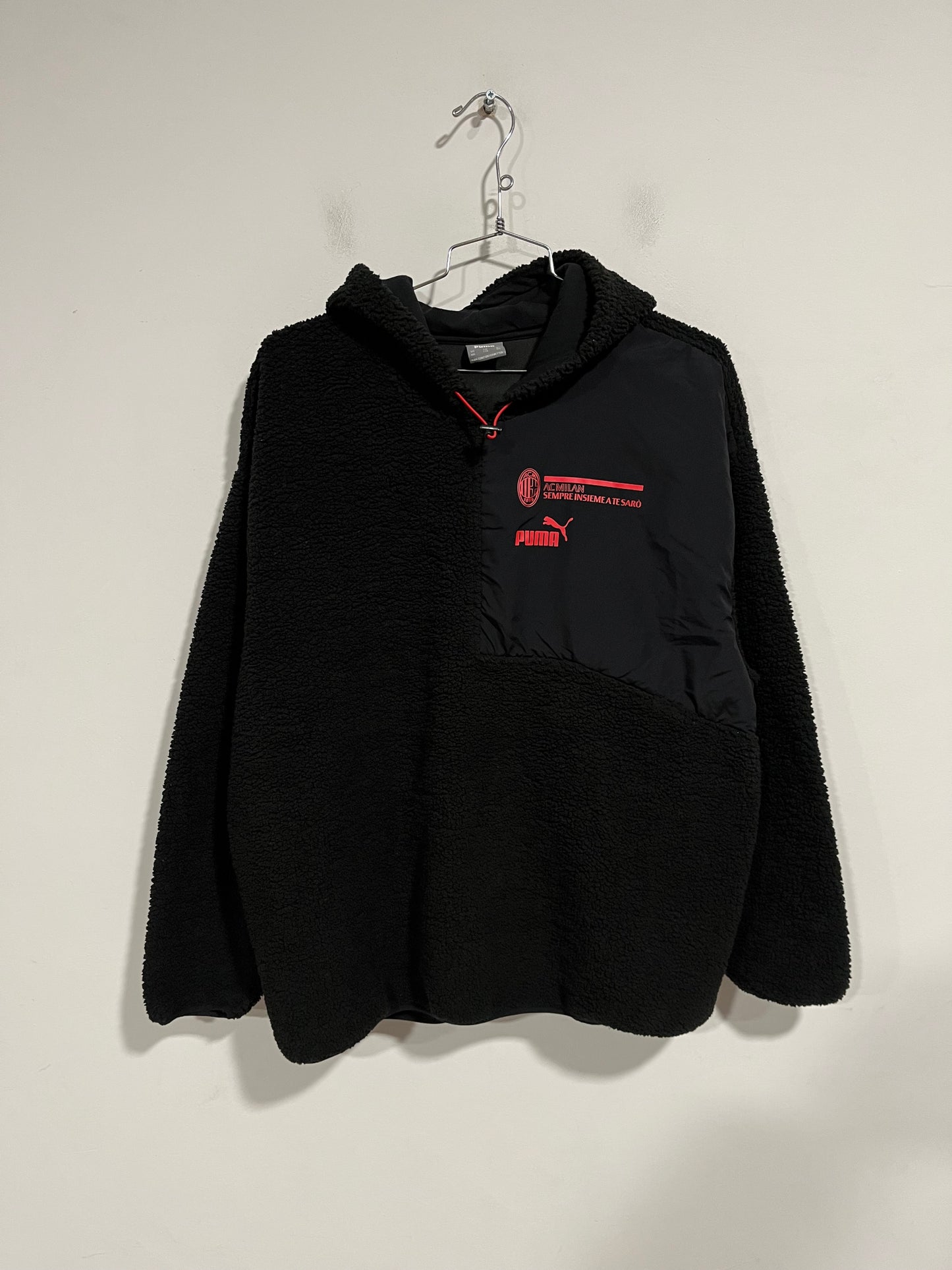 Felpa in Pile Puma official AC Milan calcio (G901)