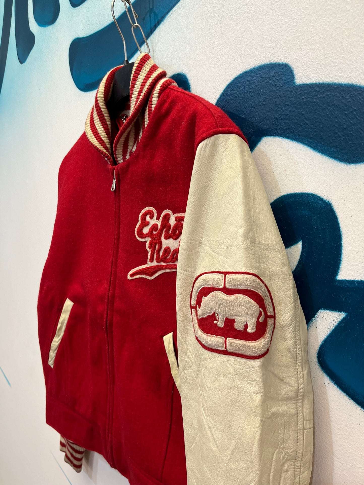 Giubbotto varsity jacket Ecko red (F234)