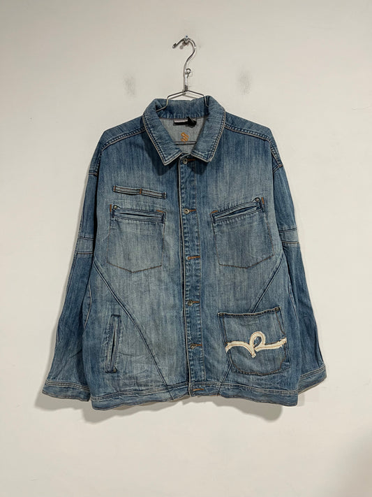 Raro giubbotto in jeans Rocawear (H133)