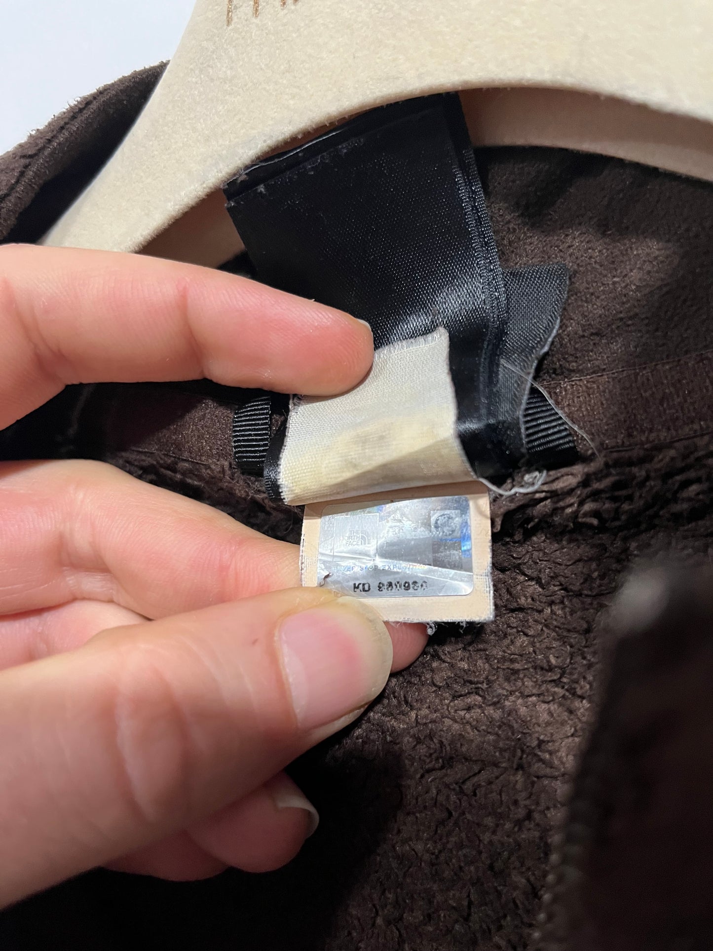 Pile The North face fleece marrone (G984)