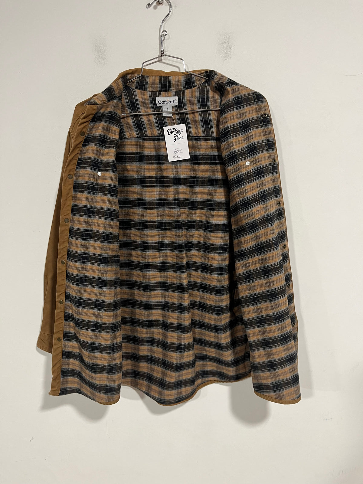 Giacca camicia Carhartt flannel lined (H289)