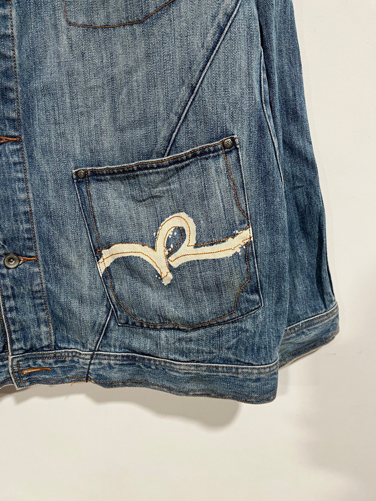 Raro giubbotto in jeans Rocawear (H133)