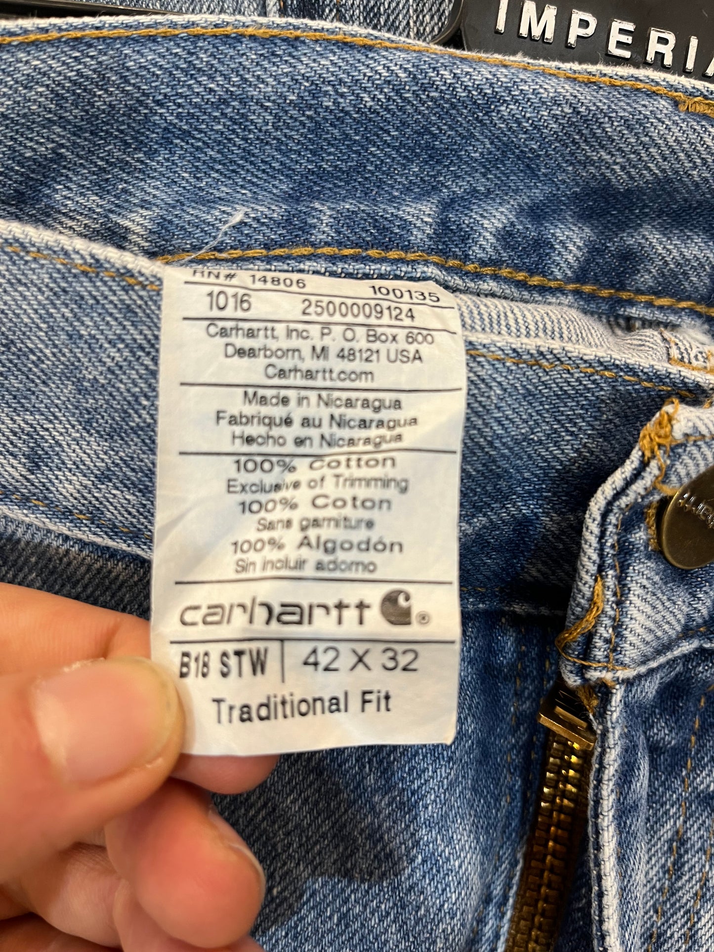 Jeans Carhartt workwear (F274)