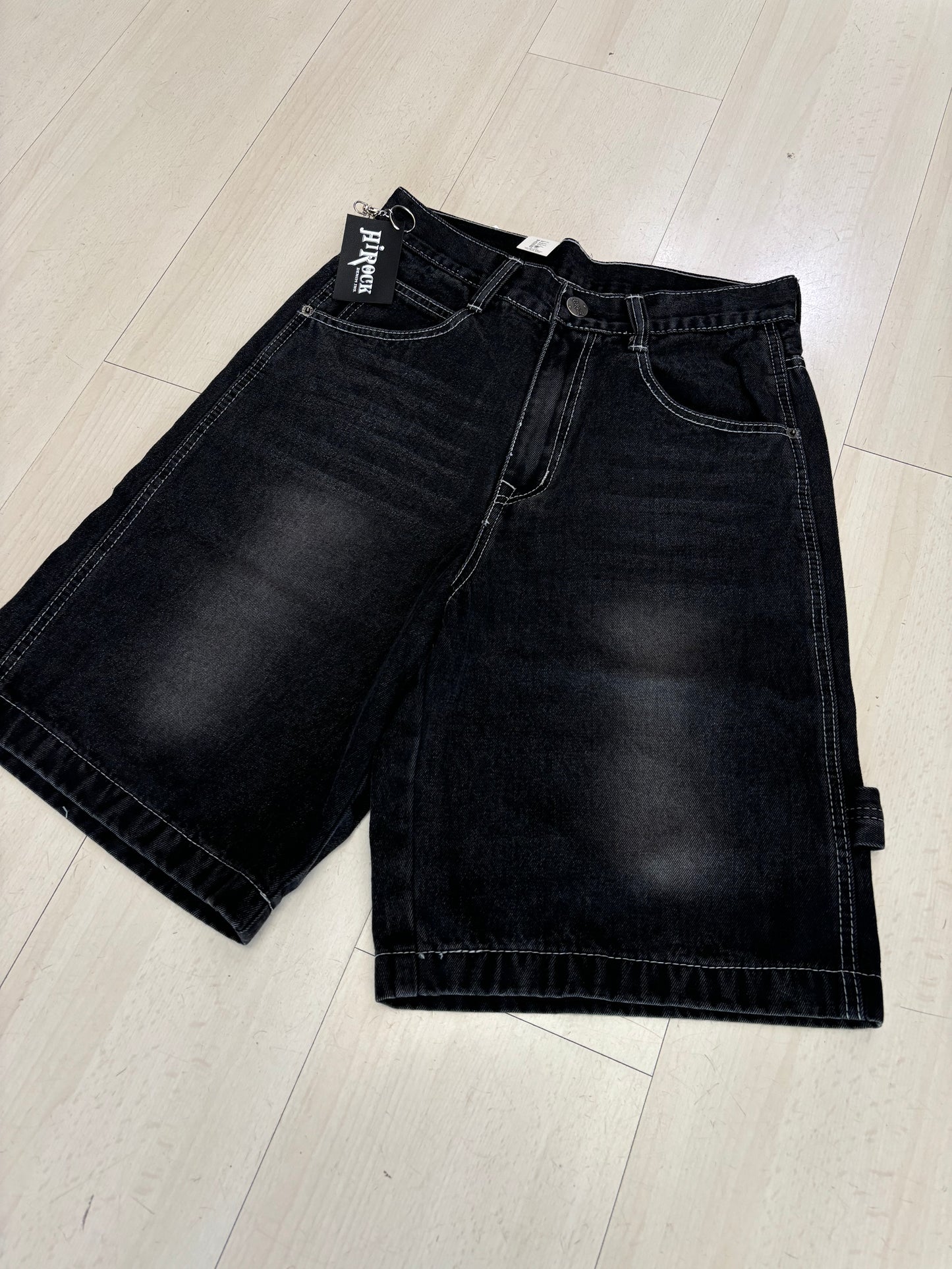 Jorts baggy Hirock con ricamo Lupo nuovo con cartellino 🔥