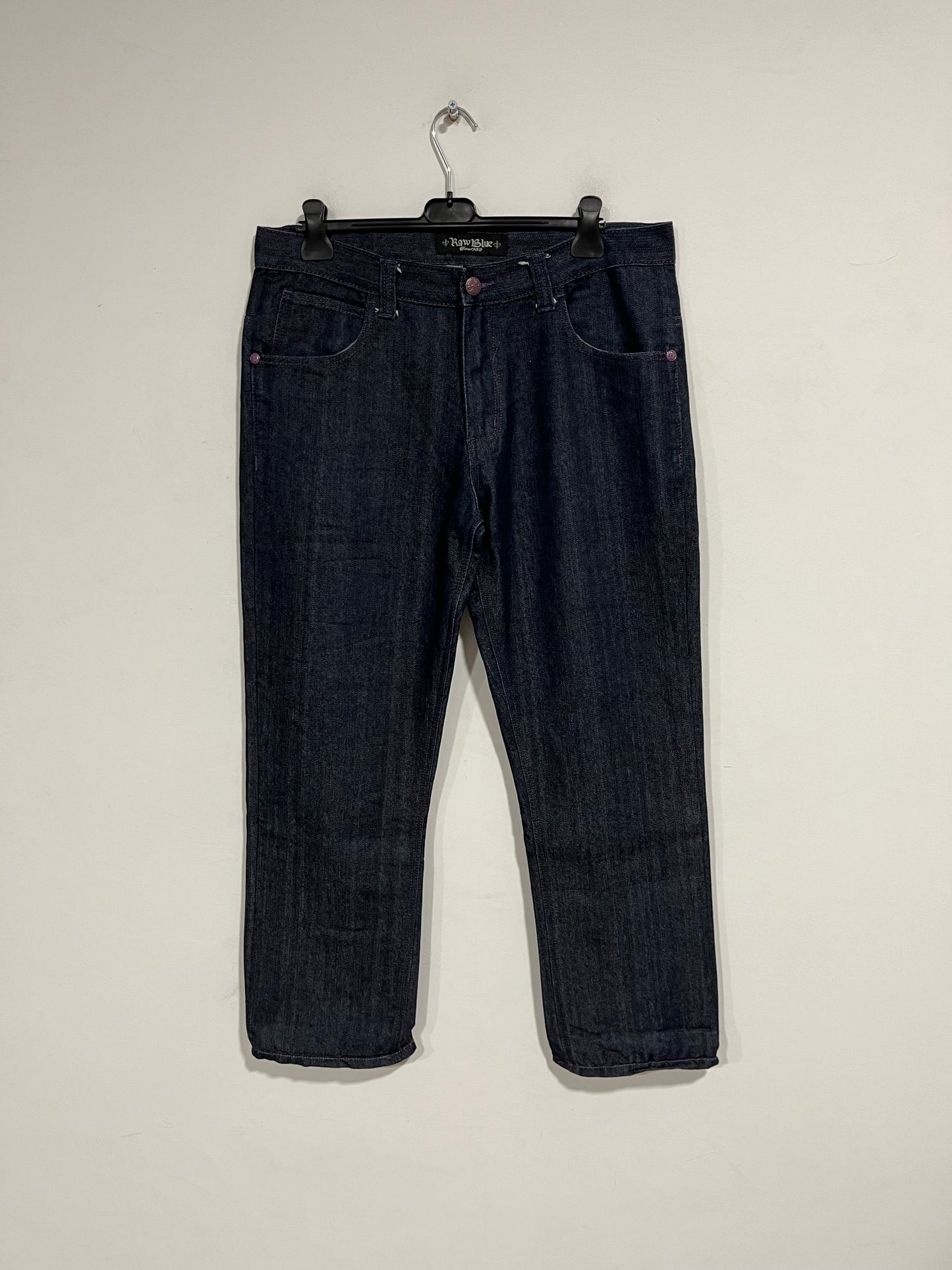 Jeans baggy Raw Blue (F513)