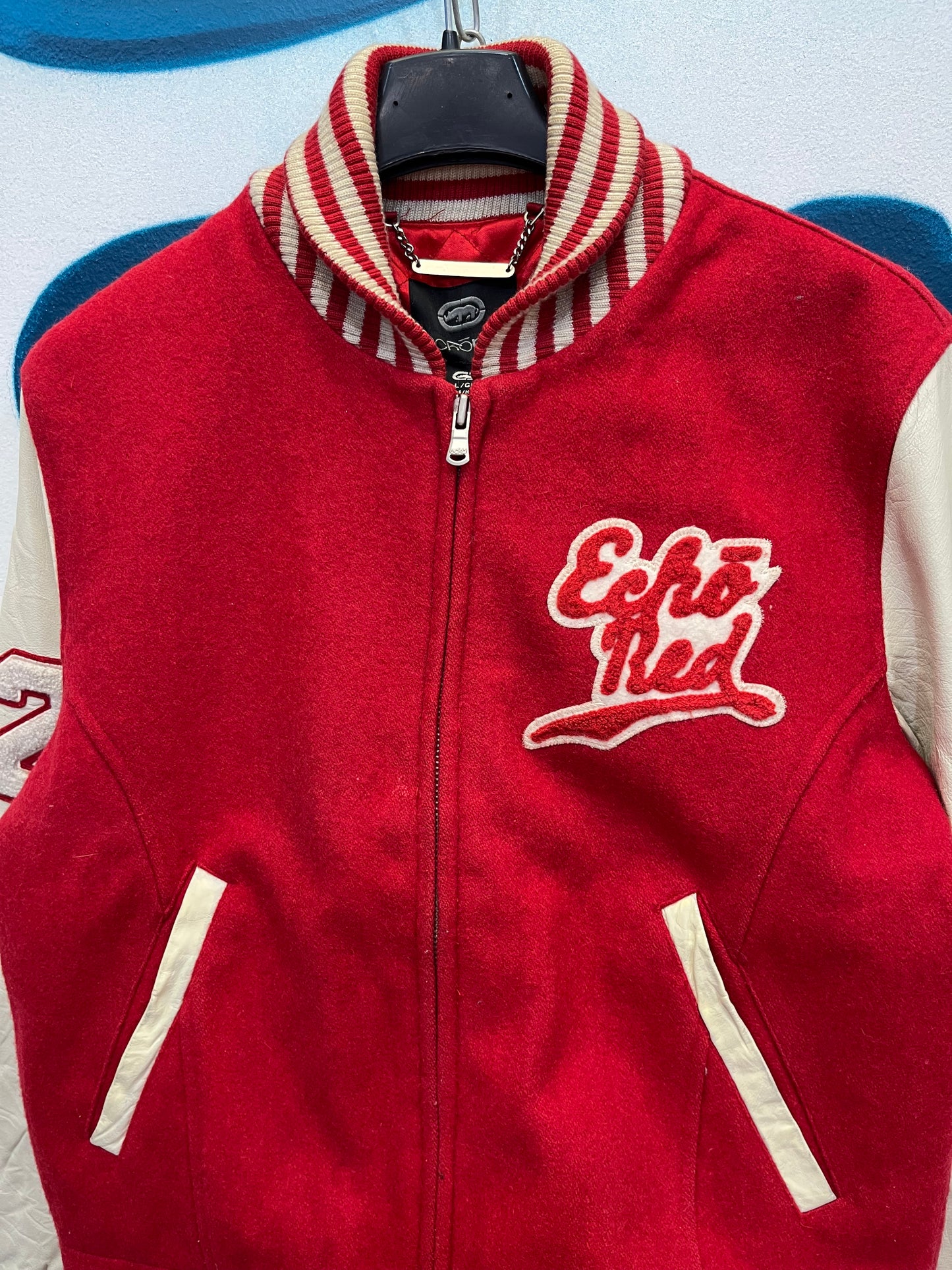 Giubbotto varsity jacket Ecko red (F234)