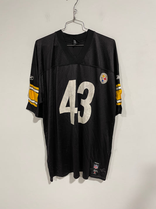 Maglia football NFL Pittsburgh Steelers Polamalu (D285)