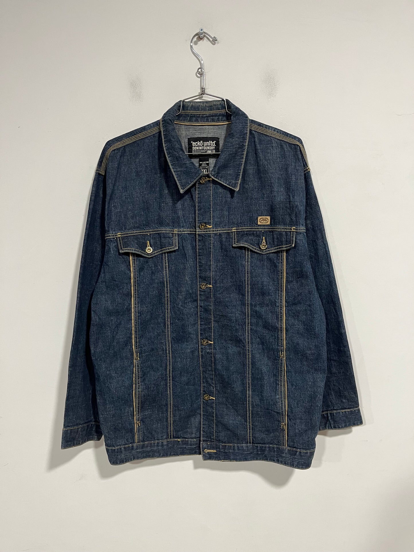 Giubbotto in jeans Ecko hip hop y2k (H186)