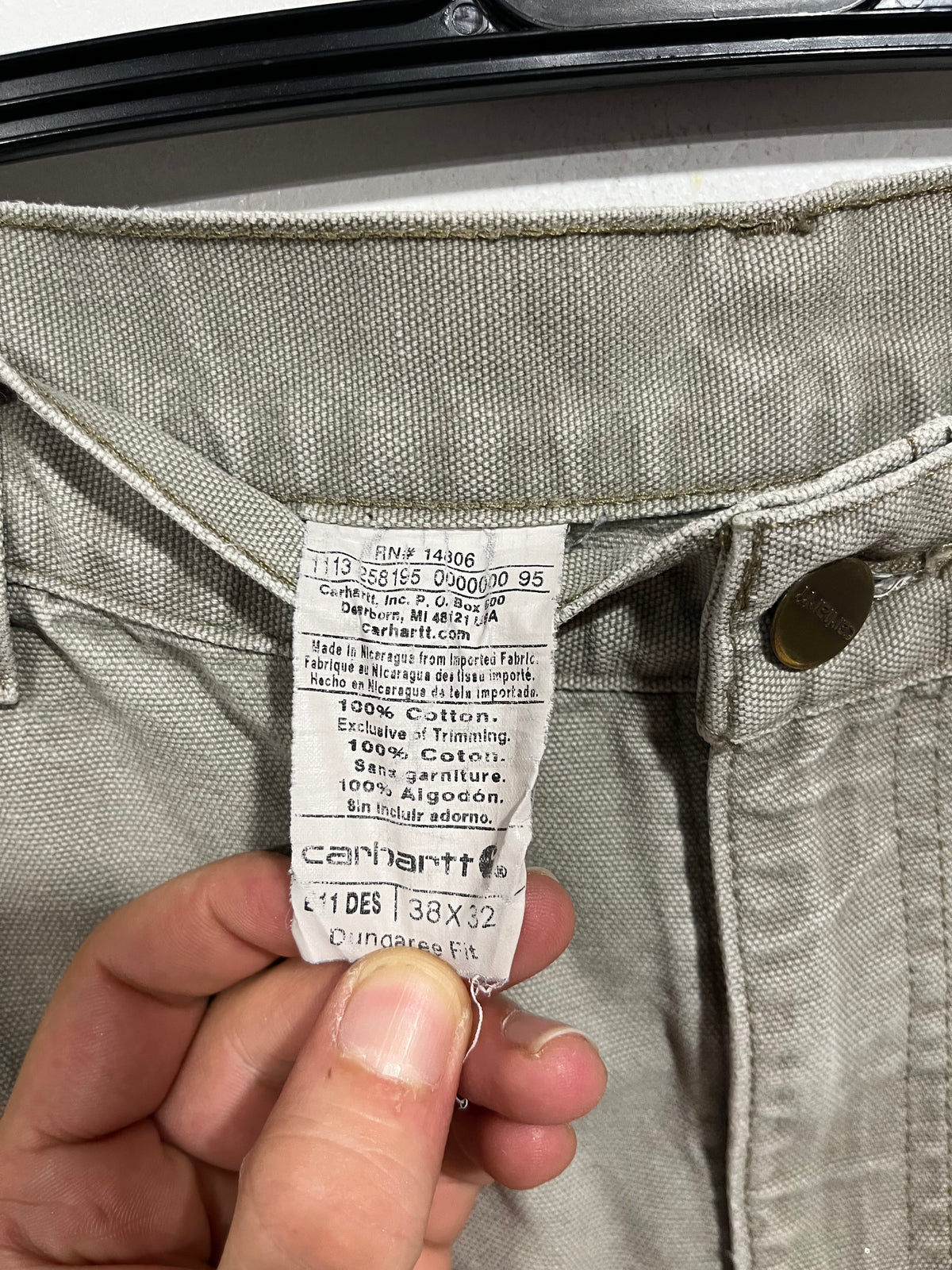 Jeans Baggy Carhartt workwear (H335)