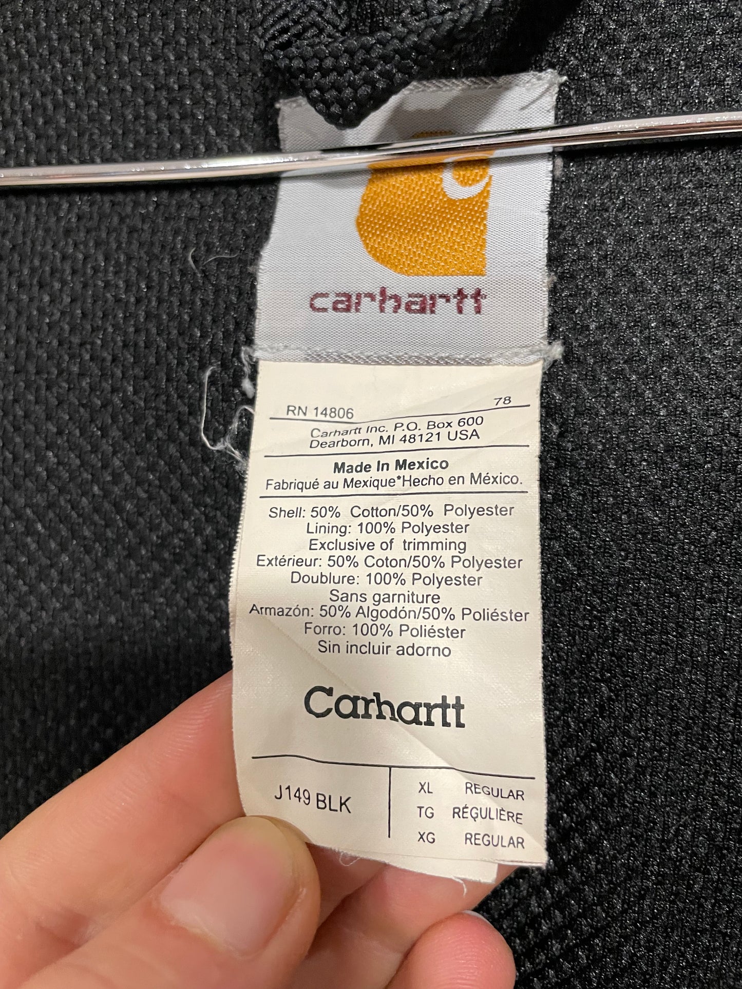 Felpa / Giubbotto primaverile Carhartt workwear USA (D196)