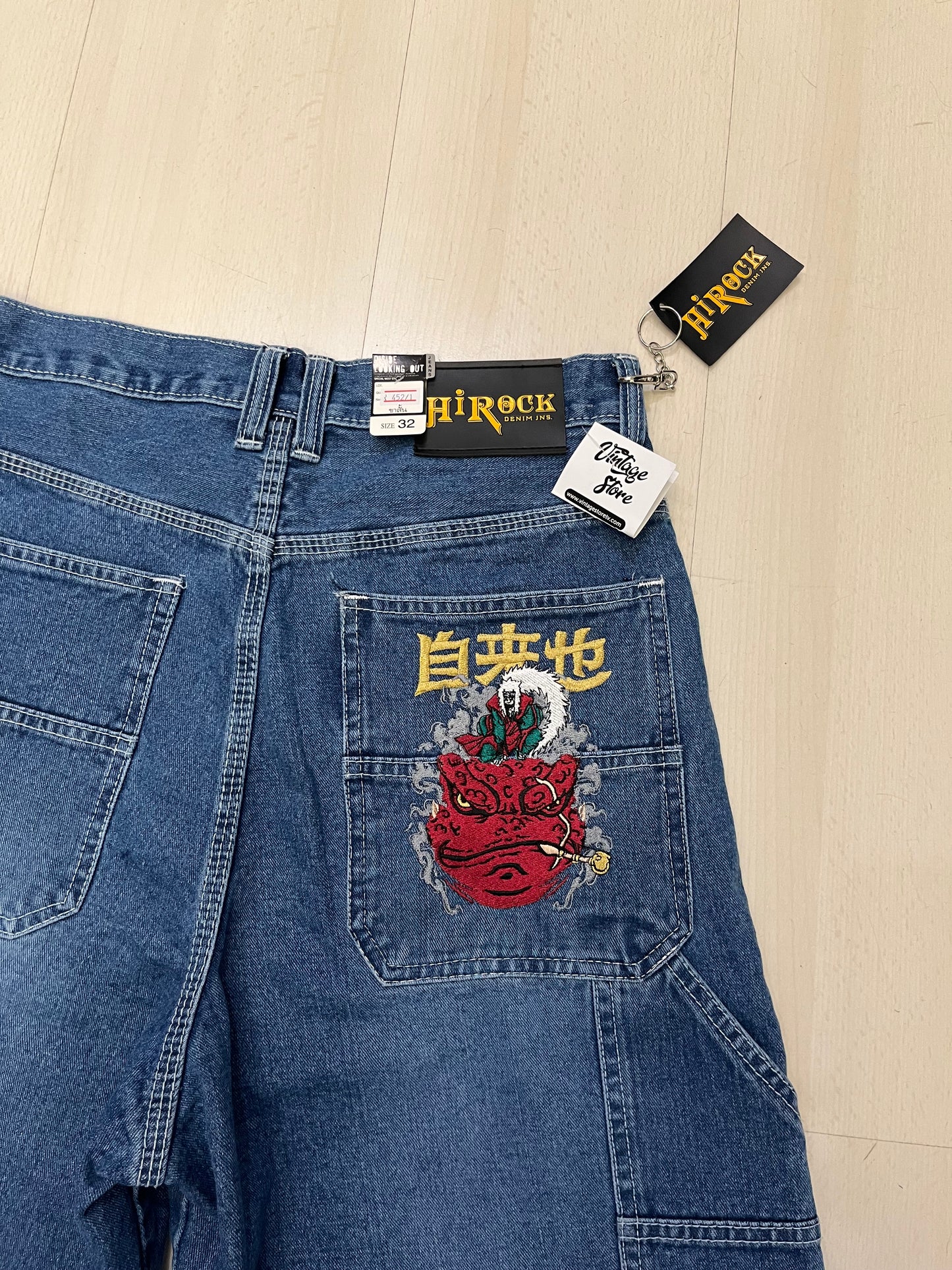Jorts Baggy Custom Naruto Eremita dei Rospi (H221)