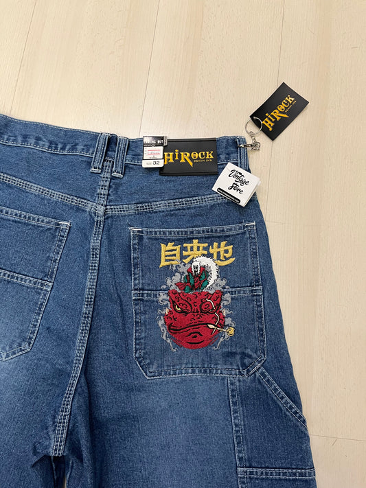 Jorts Baggy Custom Naruto Eremita dei Rospi (H221)