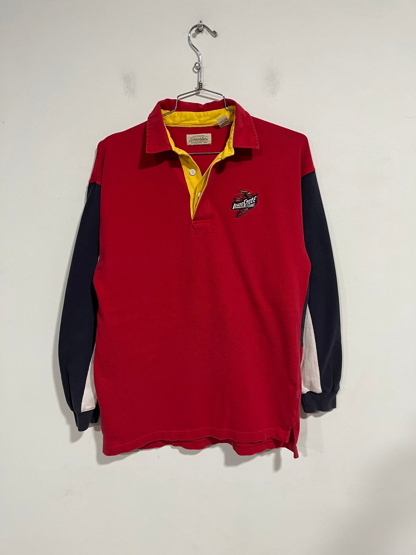 Rara polo anni 90 St. John’s bay ncaa Iowa state Cyclones (F825)