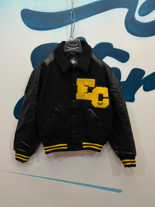 Giubbotto varsity Jacket made in USA Nero (F598)