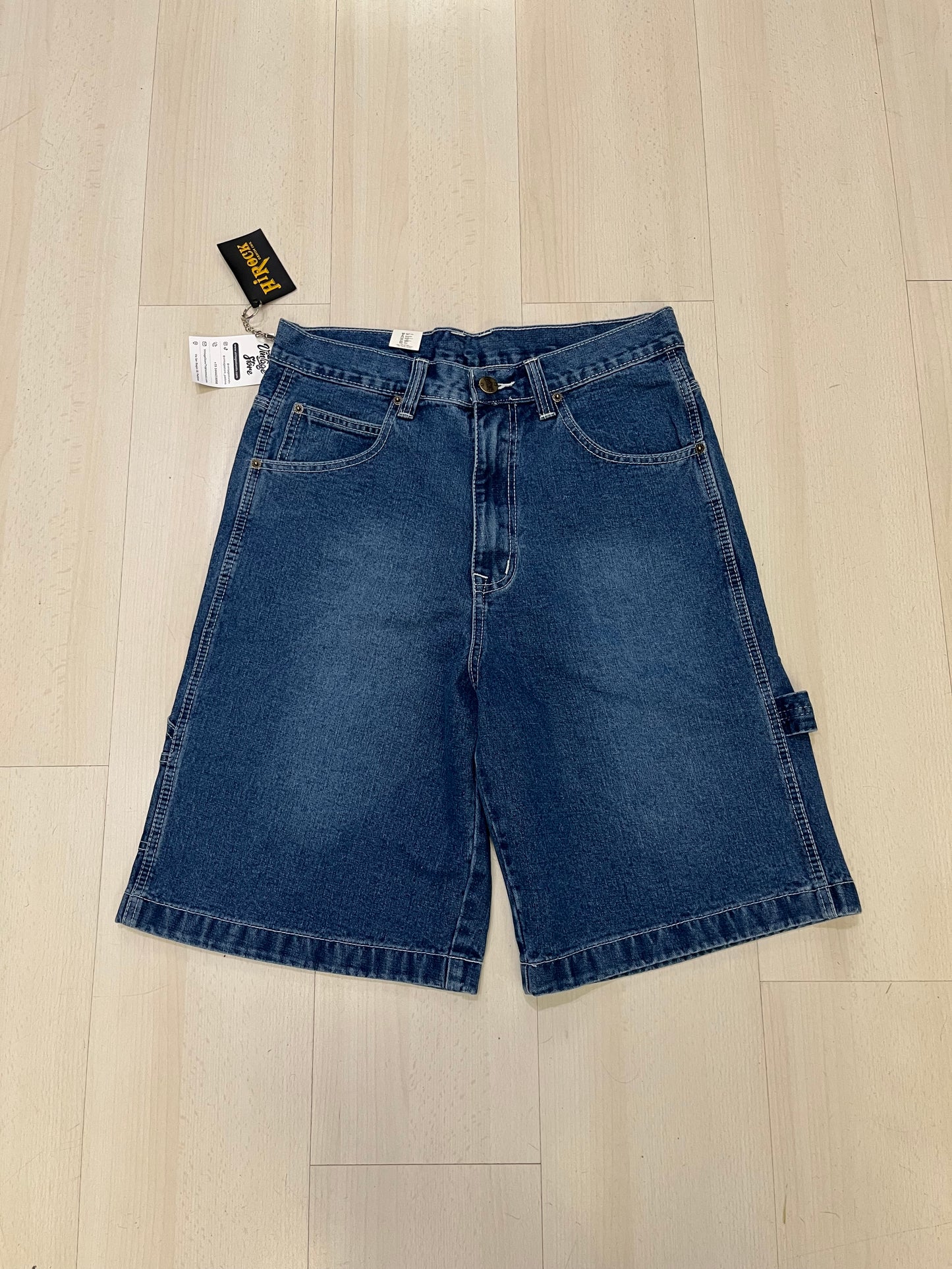 Jorts baggy con ricamo Jap Geisha (H225)