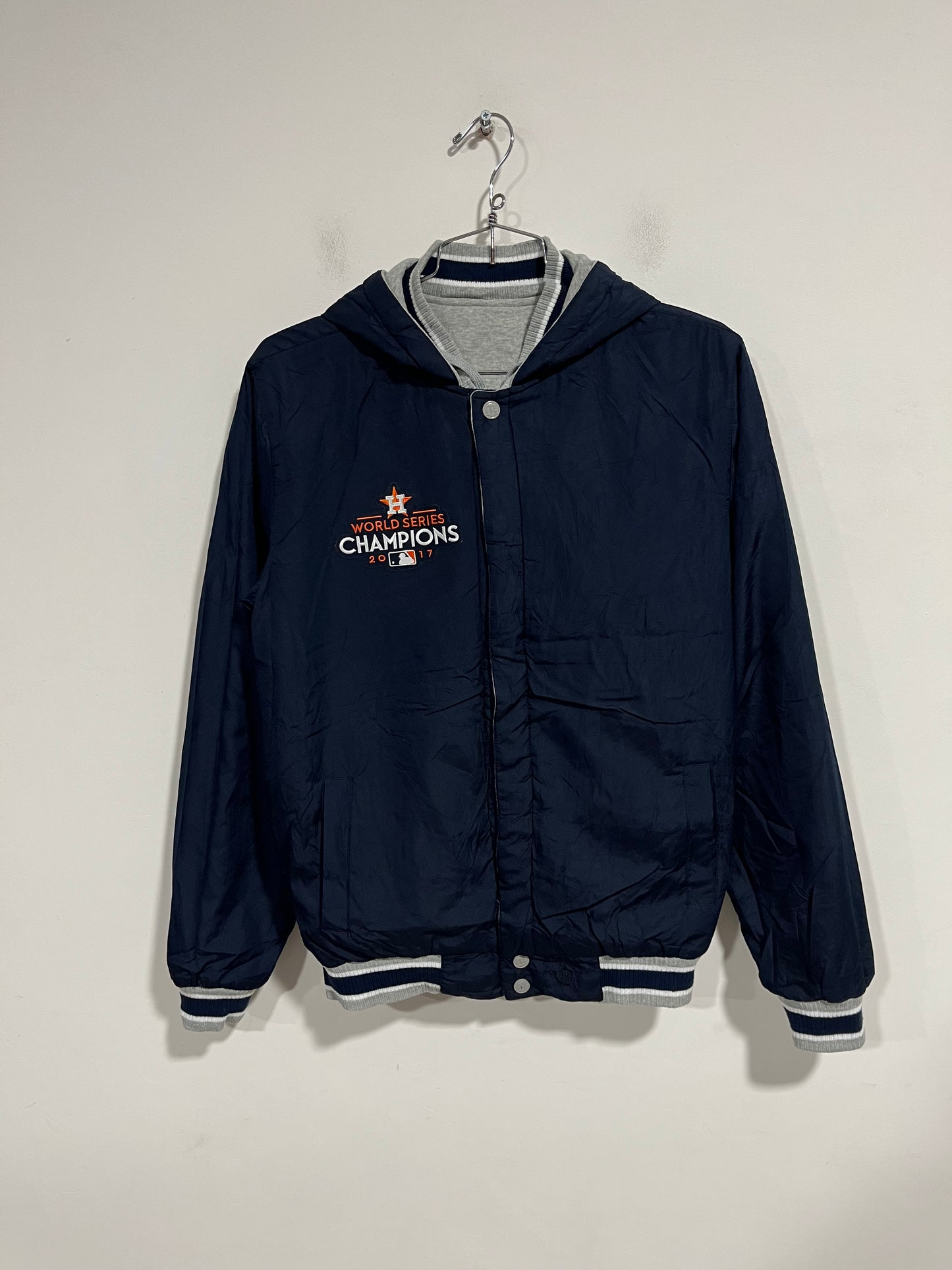 Raro giubbotto double face Jeff Hamilton Houston Astros (G769)