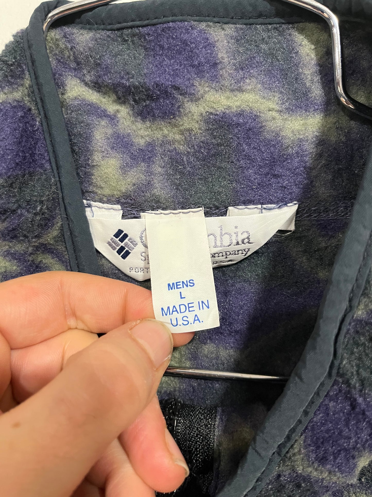 Felpa in pile Columbia anni 90 (G713)