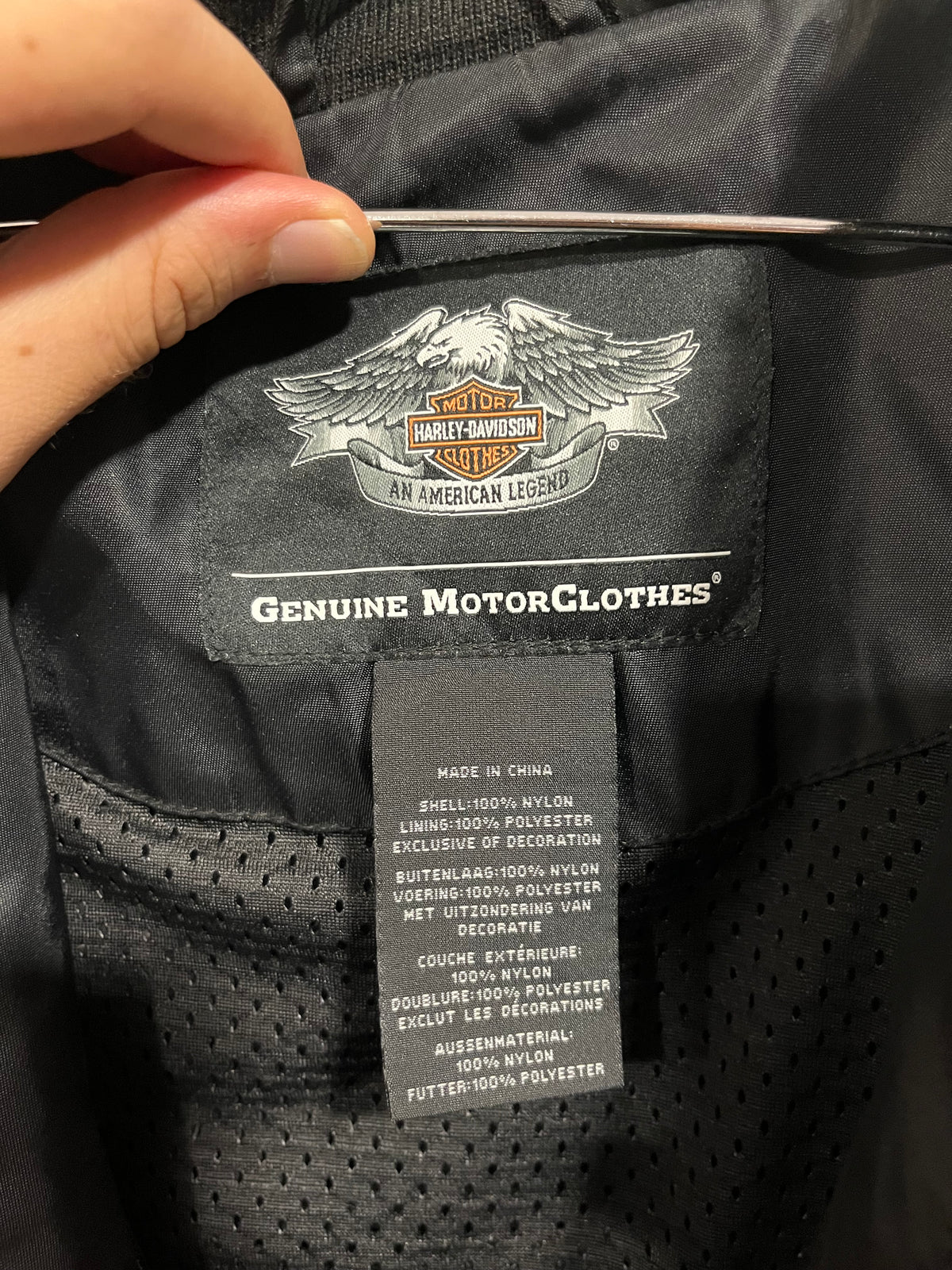Giubbotto Bomber Harley Davidson nero (H309)